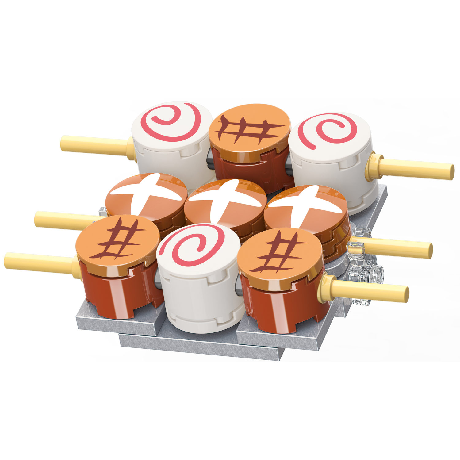 Naruto конструктор "Ресторан барбекю Якинику Кью" для мальчиков и девочек, 332 детали