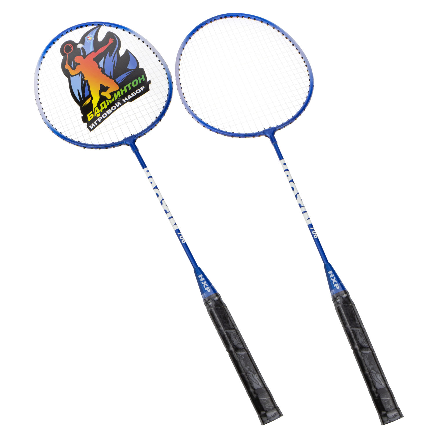 Бадминтон 1TOY 2 ракетки, 2 волана