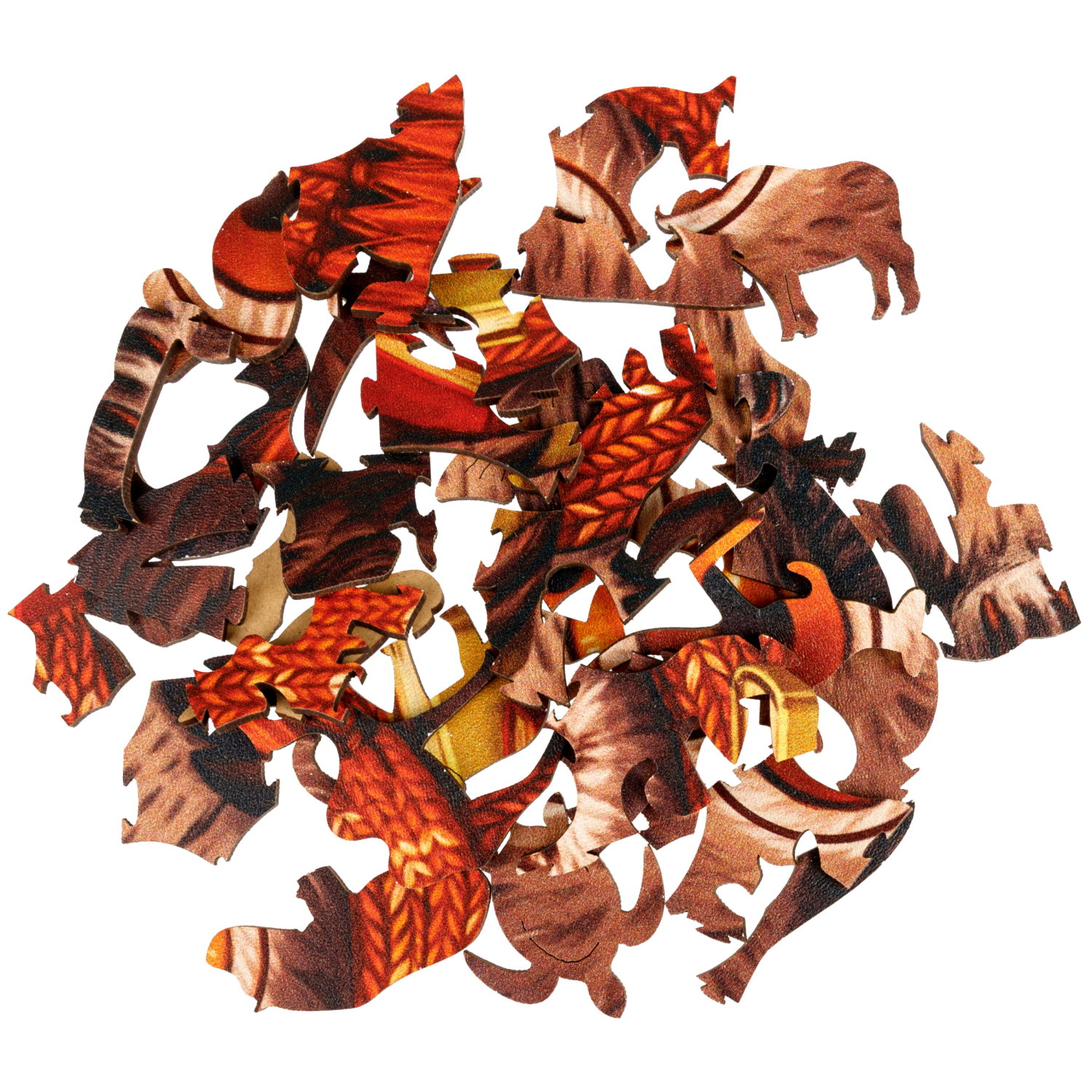 Деревянные пазлы Collection Animals Совенок ученик, 53 детали