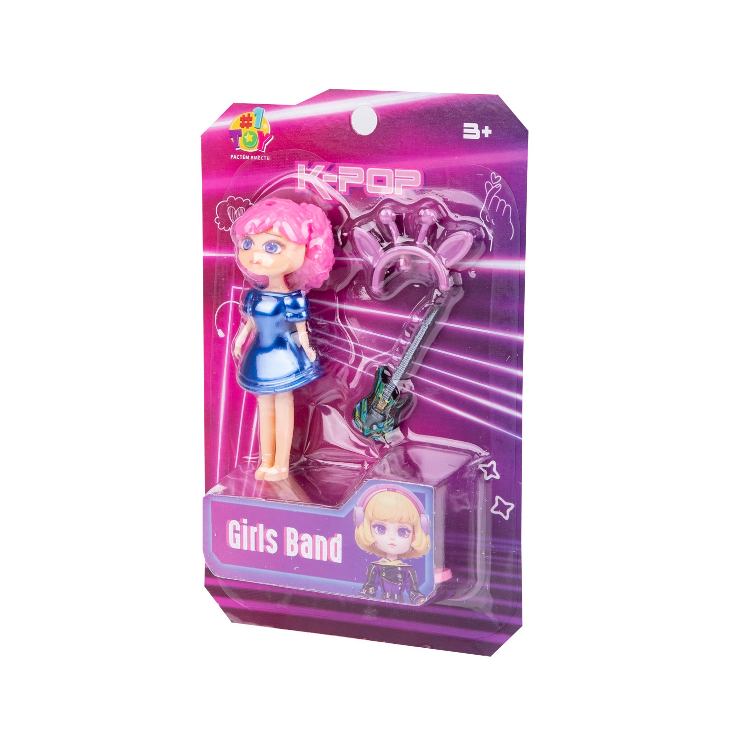 1TOY K-POP Girls band Кукла с муз.инструментом и аксессуарами, в асс.12 видов