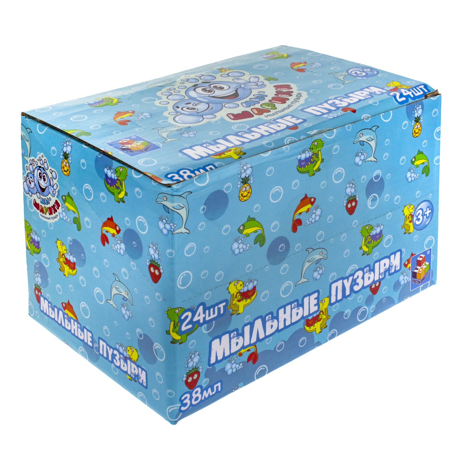 Мыльные пузыри 1TOY Мы-шарики! Фрукты, 38 мл