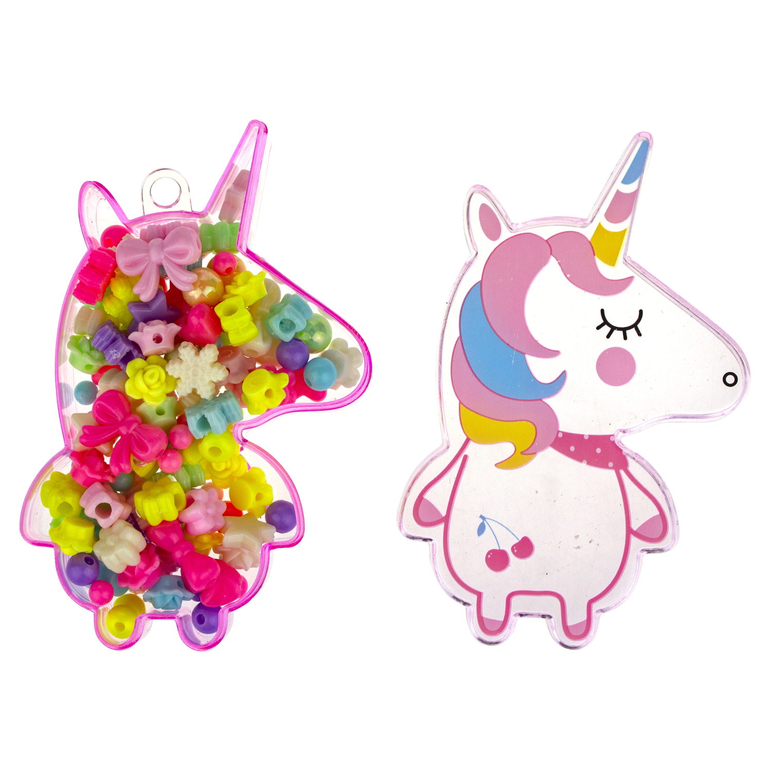 1TOY набор бусин "Bijou DIY" Единорог, 140 бусин
