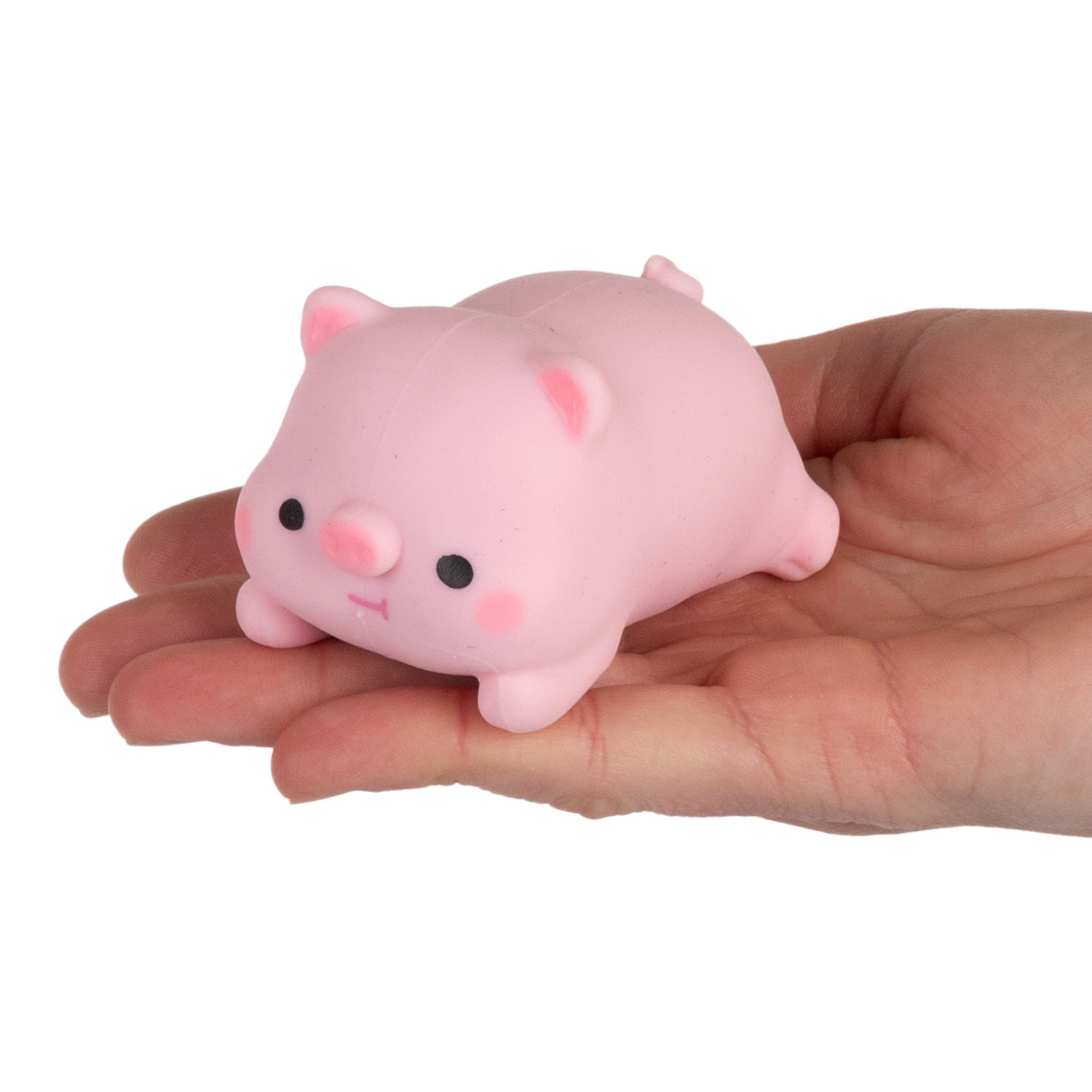 Антистресс-игрушка для рук 1TOY Крутой замес свинка, 6*7,5см