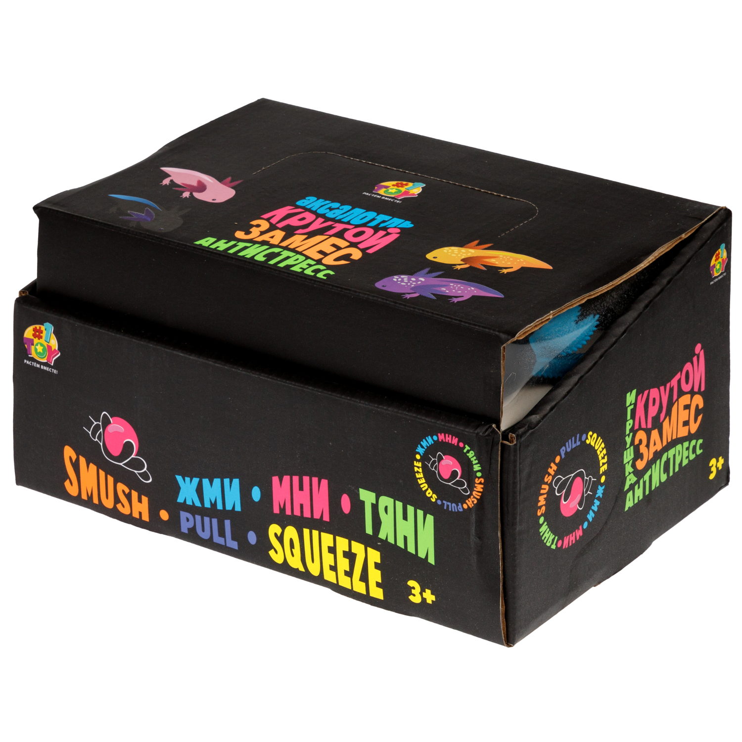 Игрушка-антистресс 1TOY Крутой замес «Аксолотль», в ассортименте