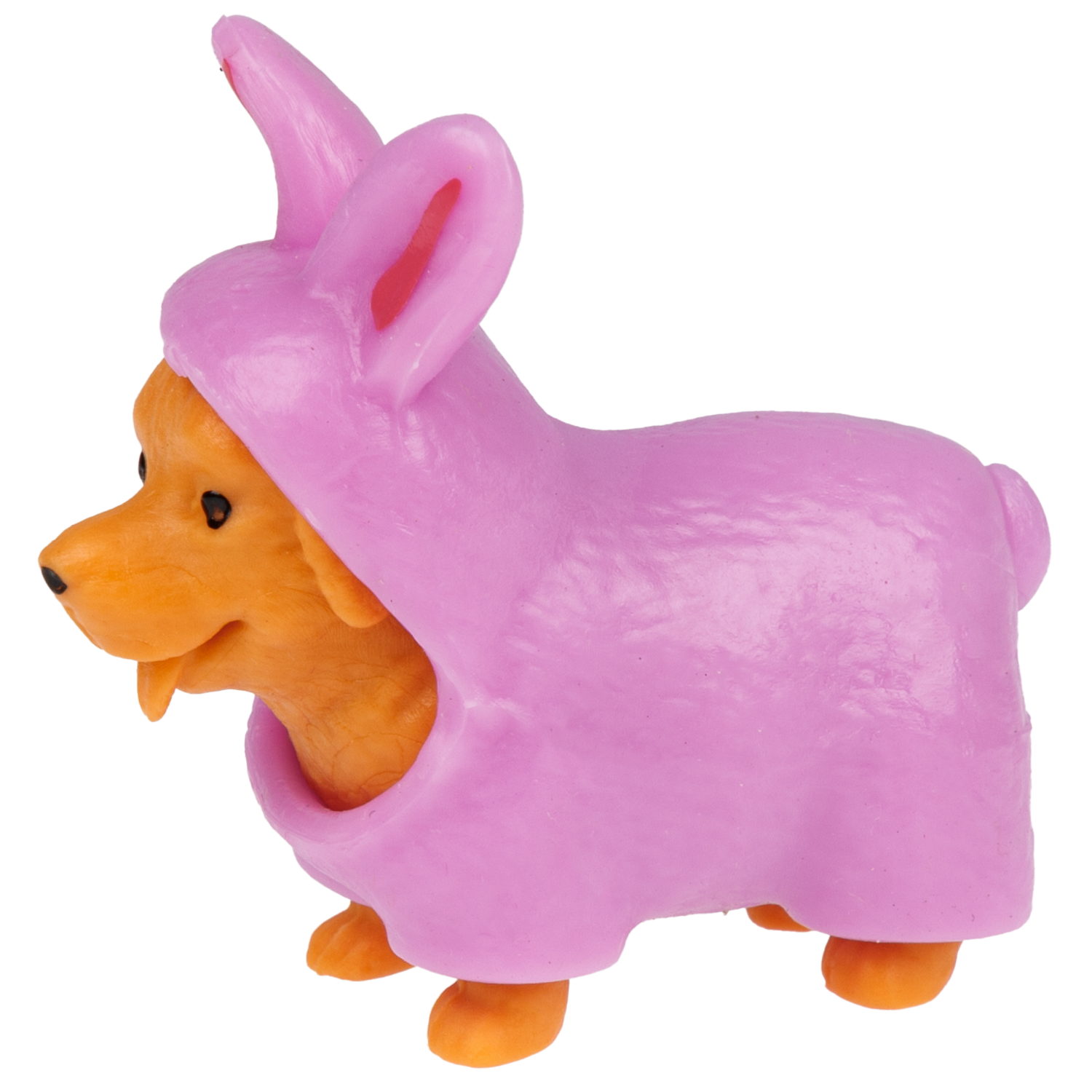 1toy "Прокачка для собачки", тянущиеся собачки в костюмчиках, мини 3,5*3,5*4 см д/б 24 шт