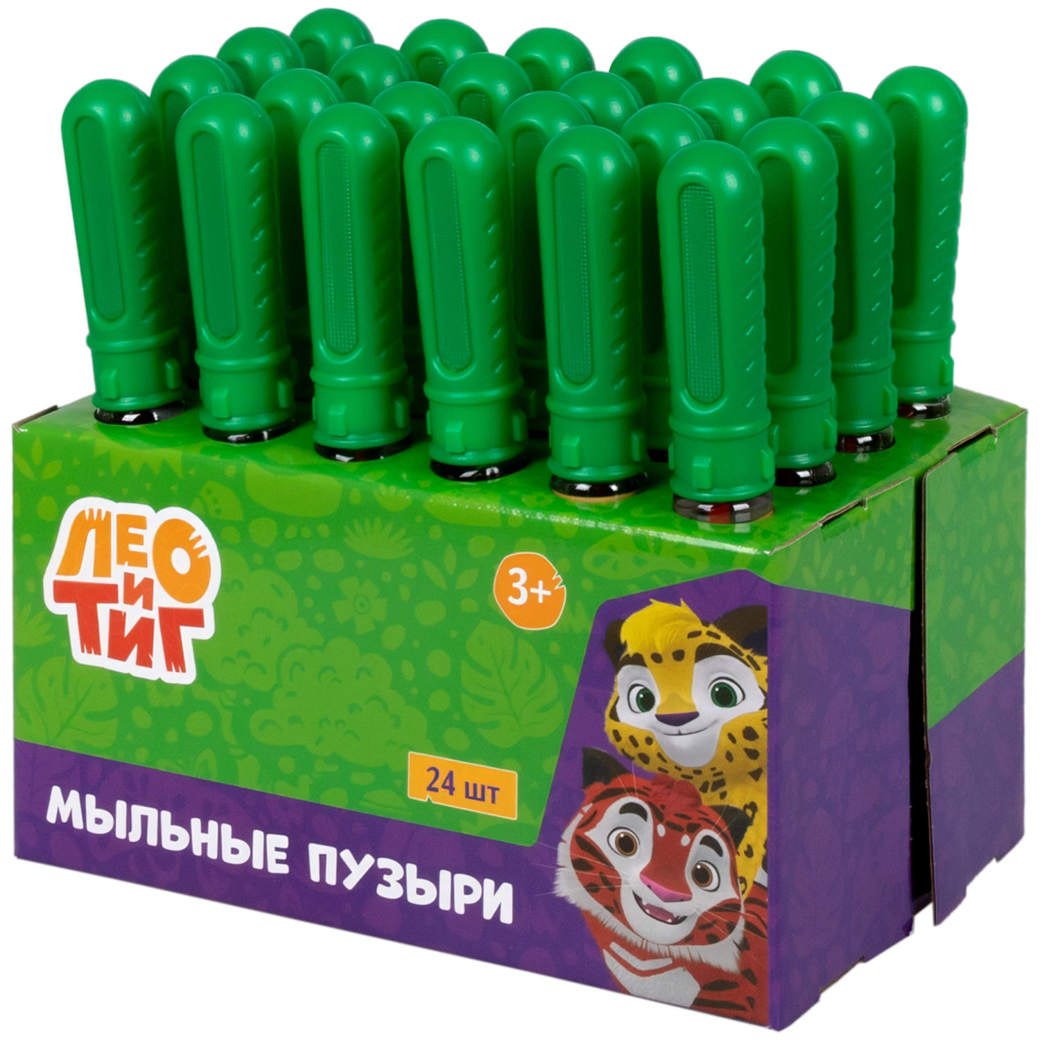 1TOY Лео и Тиг, мыльные пузыри, 60 мл