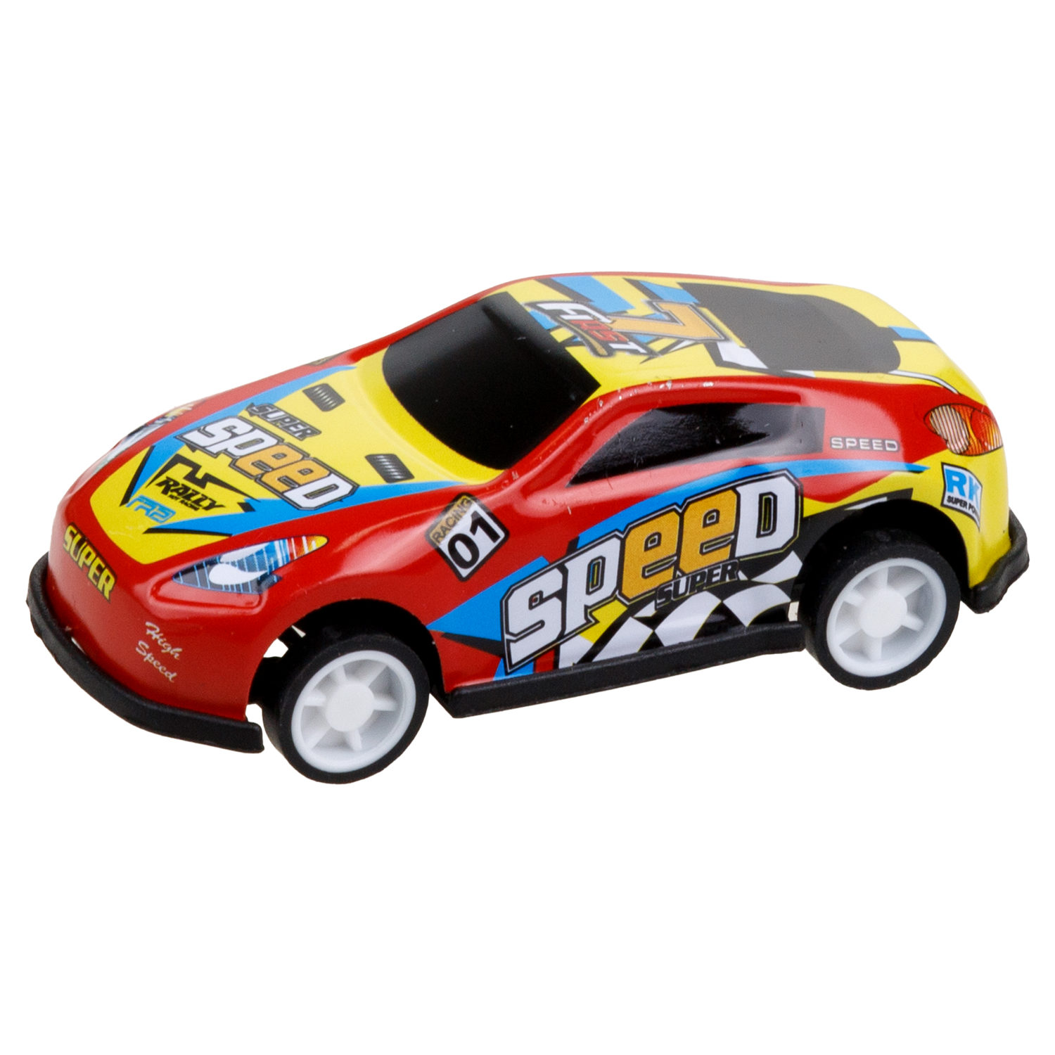 Набор металлических машинок с картой 1TOY Драйв, инерционные, гоночные, маленькие, 6,8 см, 60 шт.