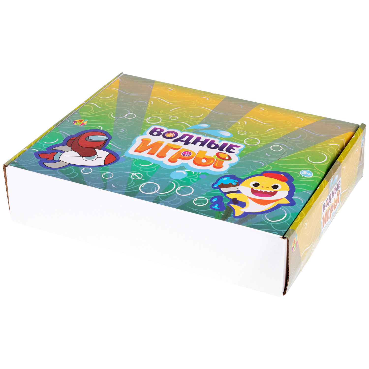 1TOY Игра с водой насади колечки амонгусы, 3 вида в ассортименте, 15,5*7*2см