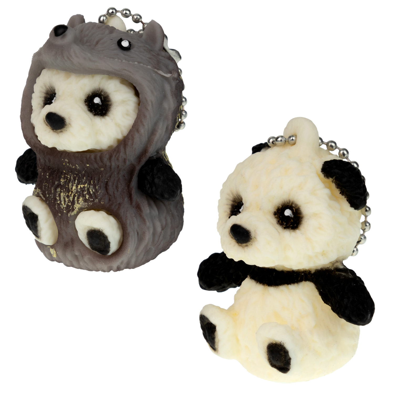 Игрушка антистресс для рук 1TOY Маскарад для зверят, мягкая, резиновая, сквиш, жмякалка, мялка, брелок детский, для взрослого, 12 видов в ассортименте