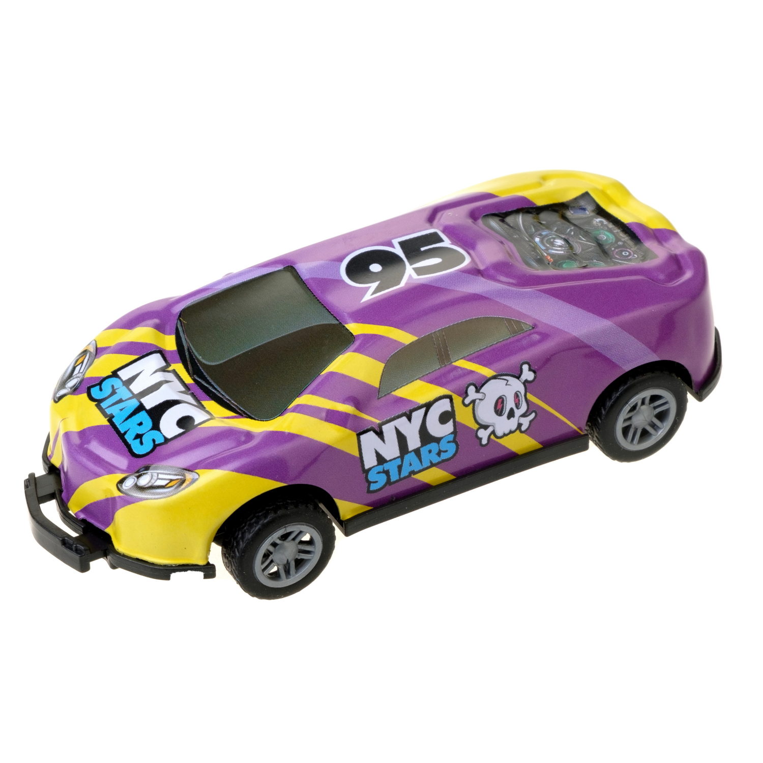 Набор машинок для мальчиков Авто Сальто 1toy, металлическиие, инерционные, перевертыши 4 шт