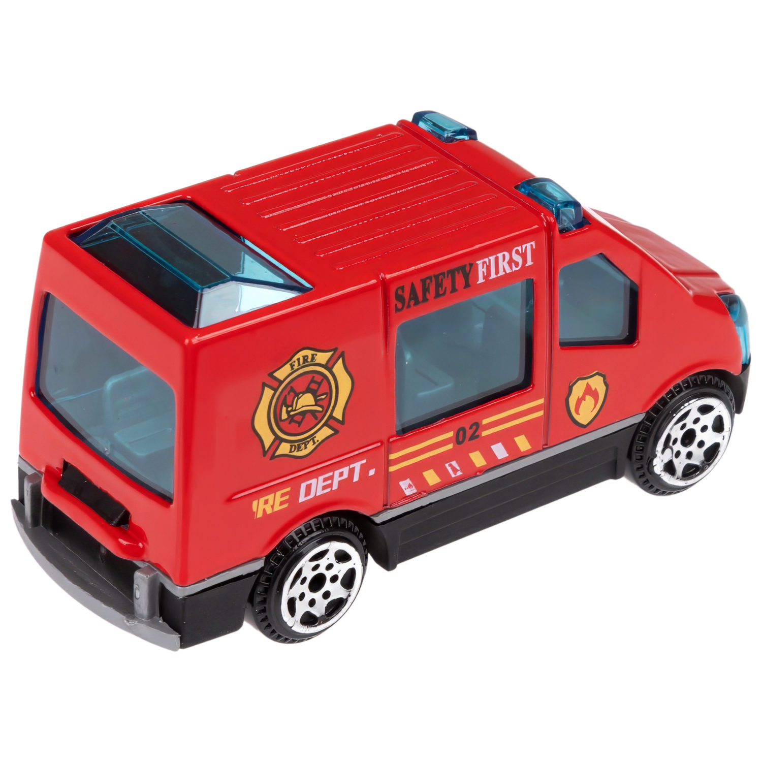 1toy Экстренные службы металлическая машинка 1:64 блистер, в асс. 12 шт.