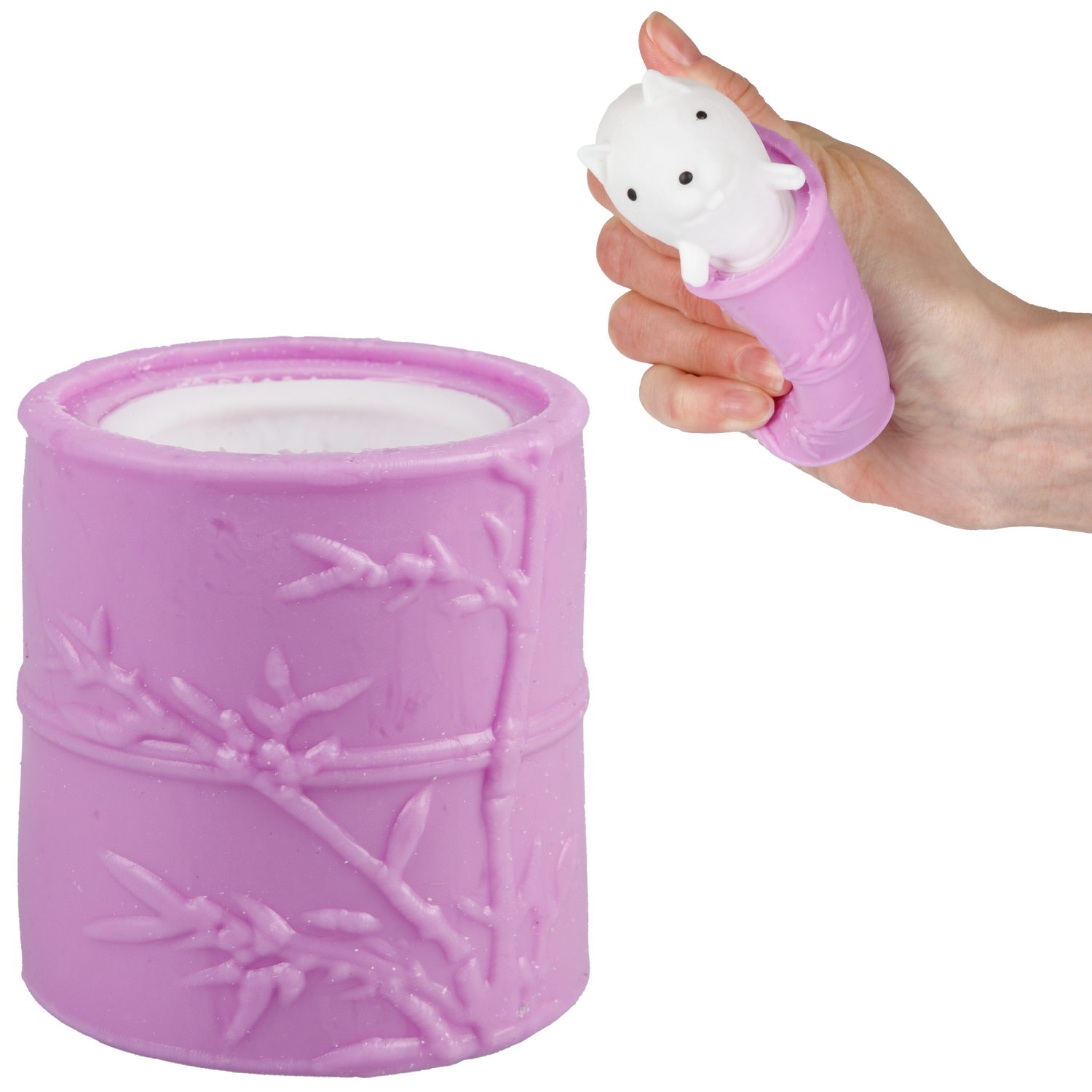 1Toy Жмяка "Выскочка. Бурундук" 5х6х7 см, фиолетовый