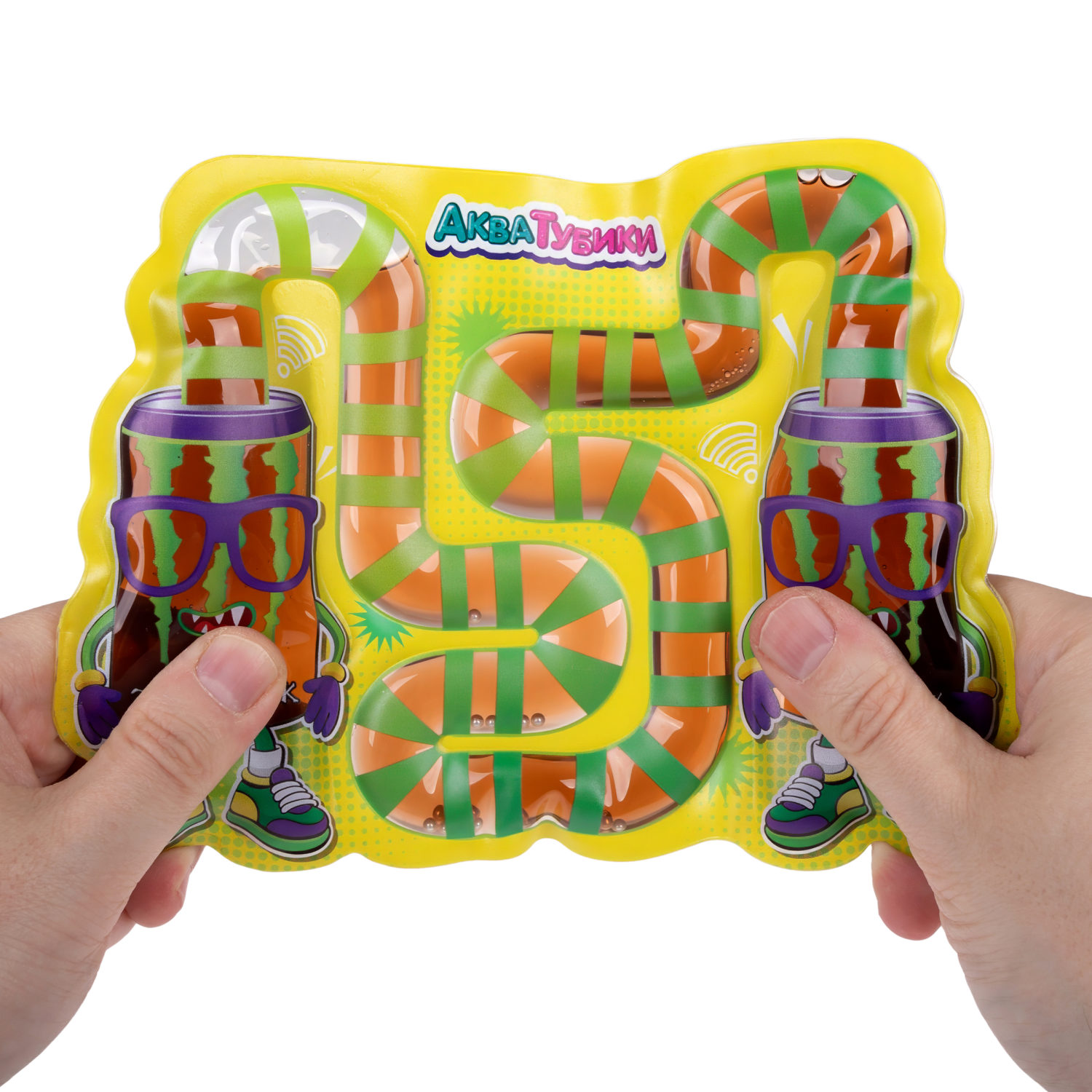 Акватубики 1TOY Бодрячок: Энергия Монстра, антистресс переливайка