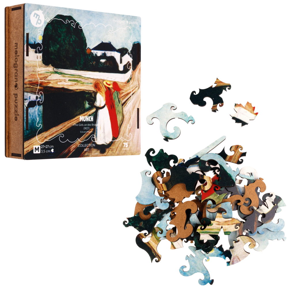 Пазлы Collection Art Эдвард Мунк Девушки на мосту, 75 деталей