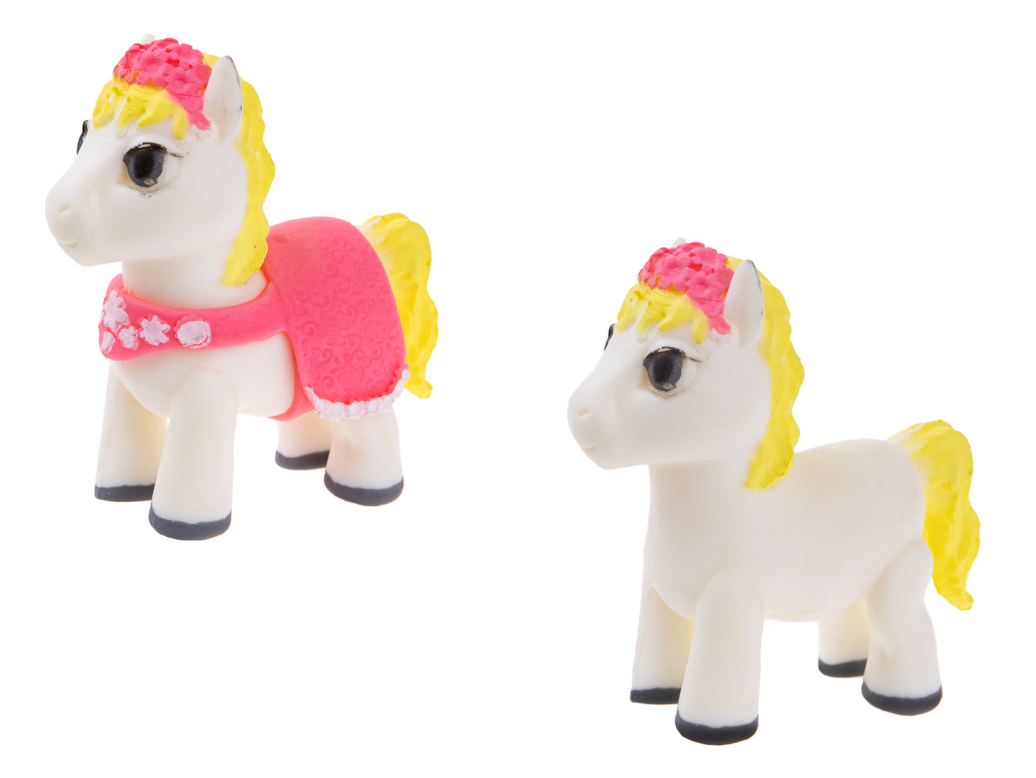 1TOY Пони на фасоне, пони тянущиеся в костюмчиках, 10см, 12 видов, пакет с окном, 12 шт в д/б