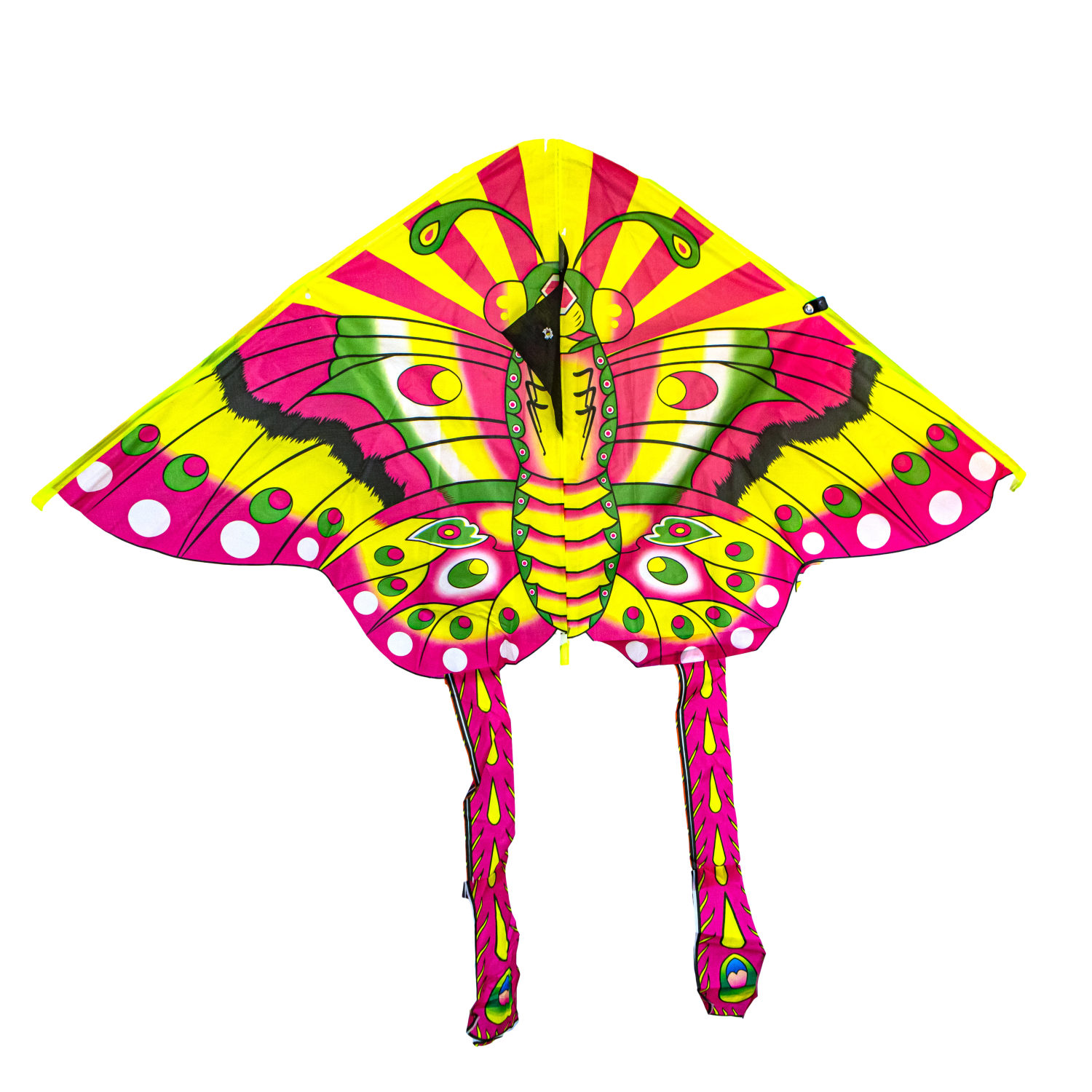 воздушный змей "Бабочка" катушка (леер 30м) 100х50см