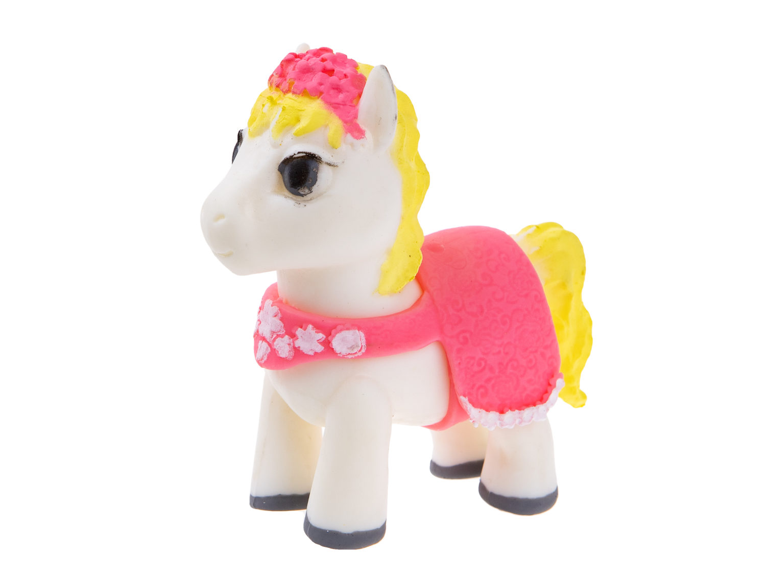 1TOY Пони на фасоне, пони тянущиеся в костюмчиках, 10см, 12 видов, пакет с окном, 12 шт в д/б