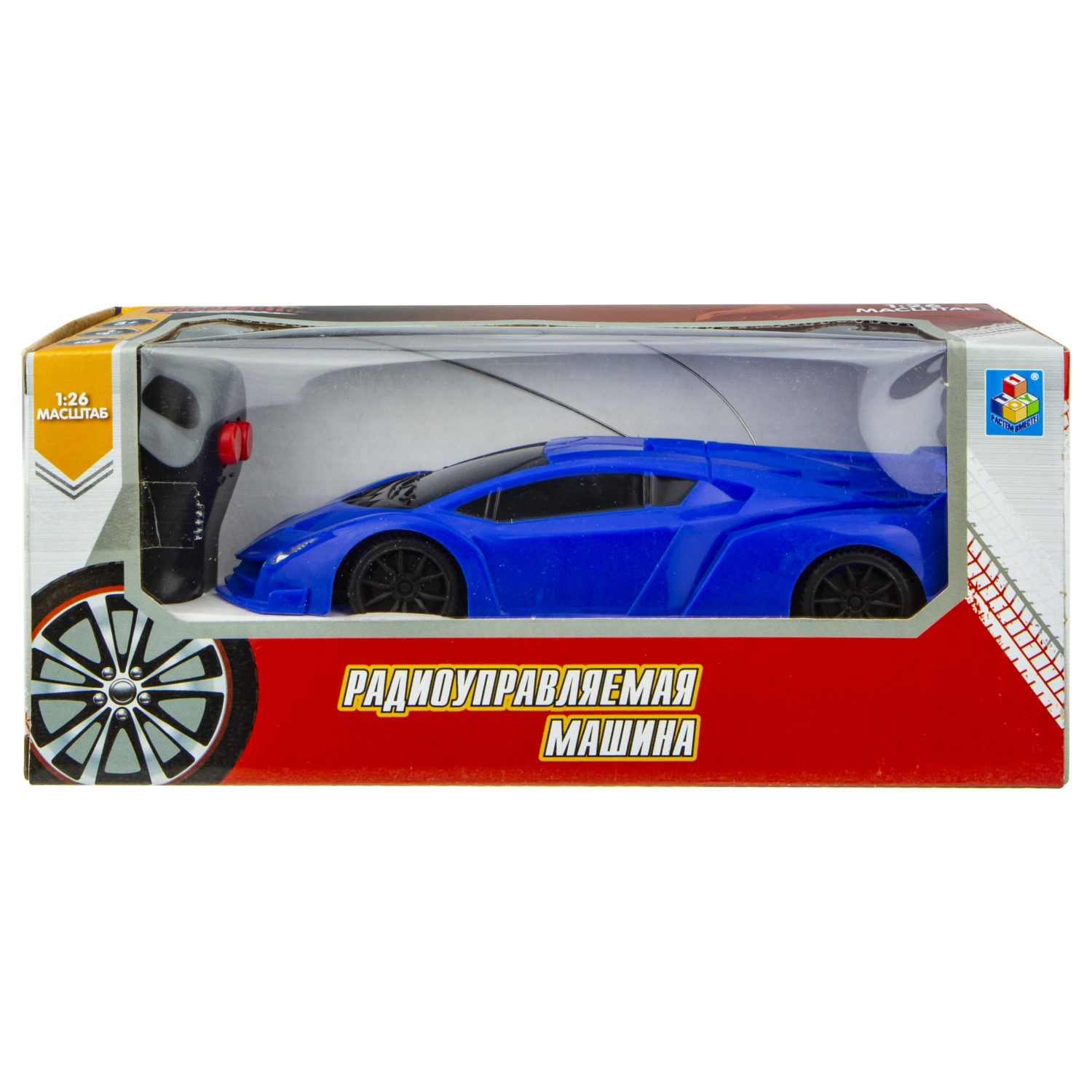 Машинка 1TOY "Спортавто" машина на р/у, синяя