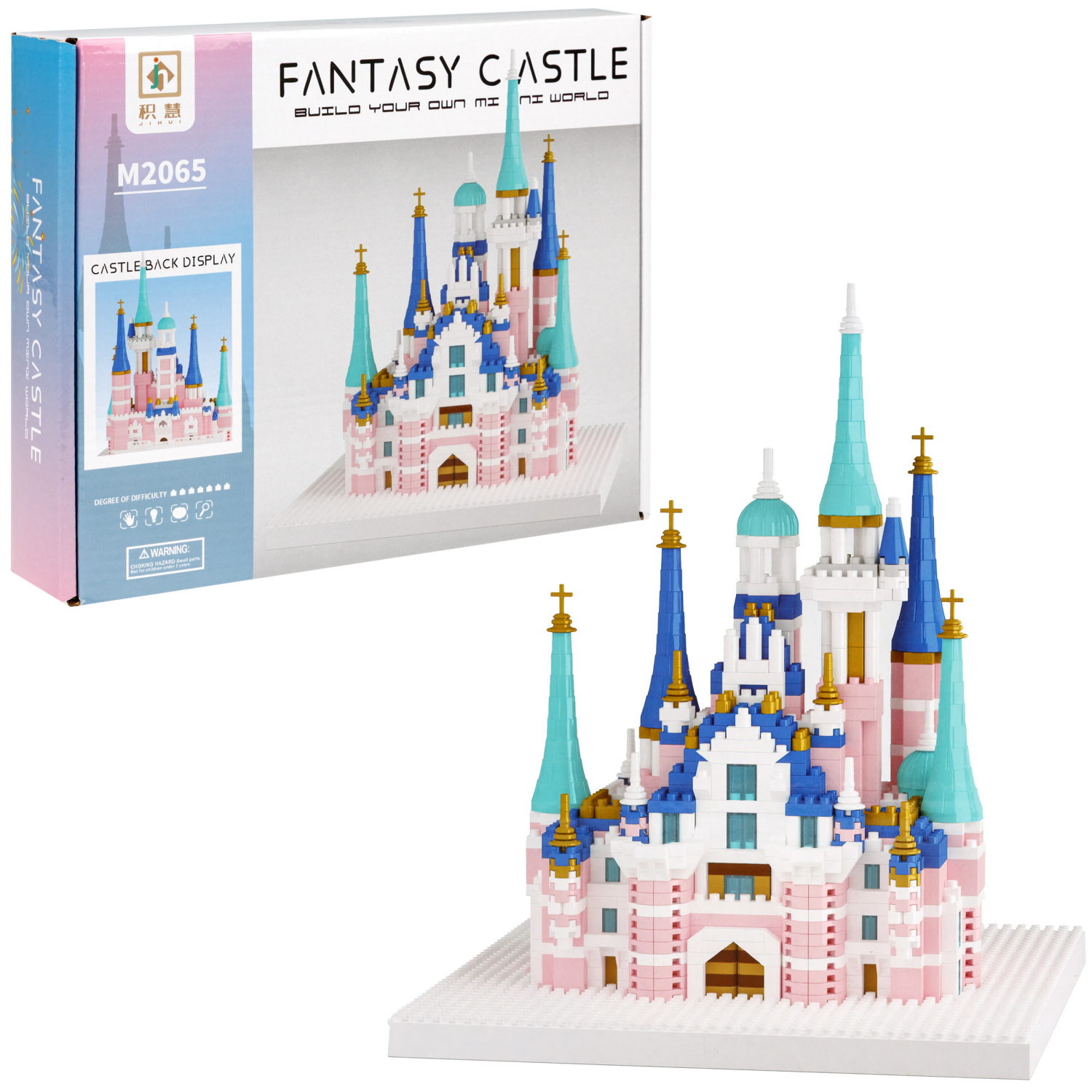 Конструктор из миниблоков 1TOY Blockformers "Замок", 948 деталей