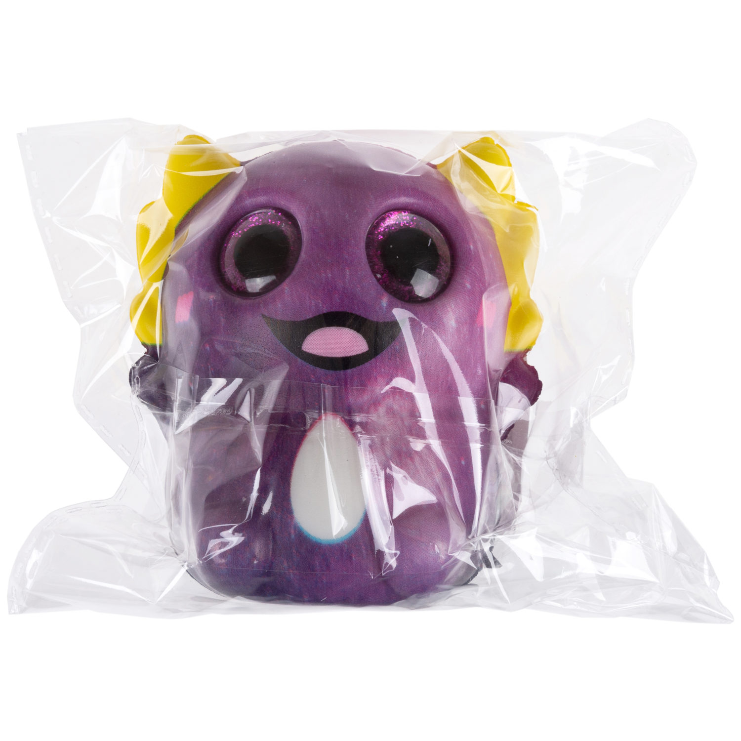 Глазастый сквиш 1TOY Аксолотль, игрушка-антистресс для рук, жмякалка, 9х7,8 см, 6 видов в ассортименте