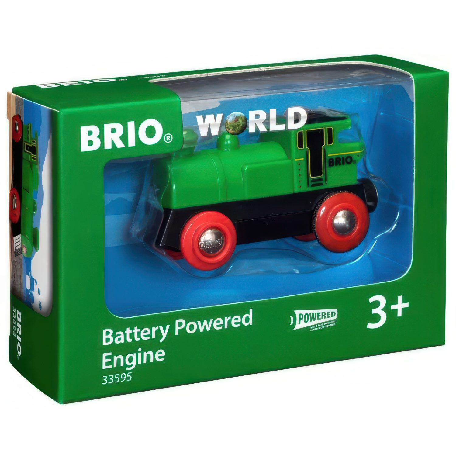 Поезд BRIO, со светом, на батарейках