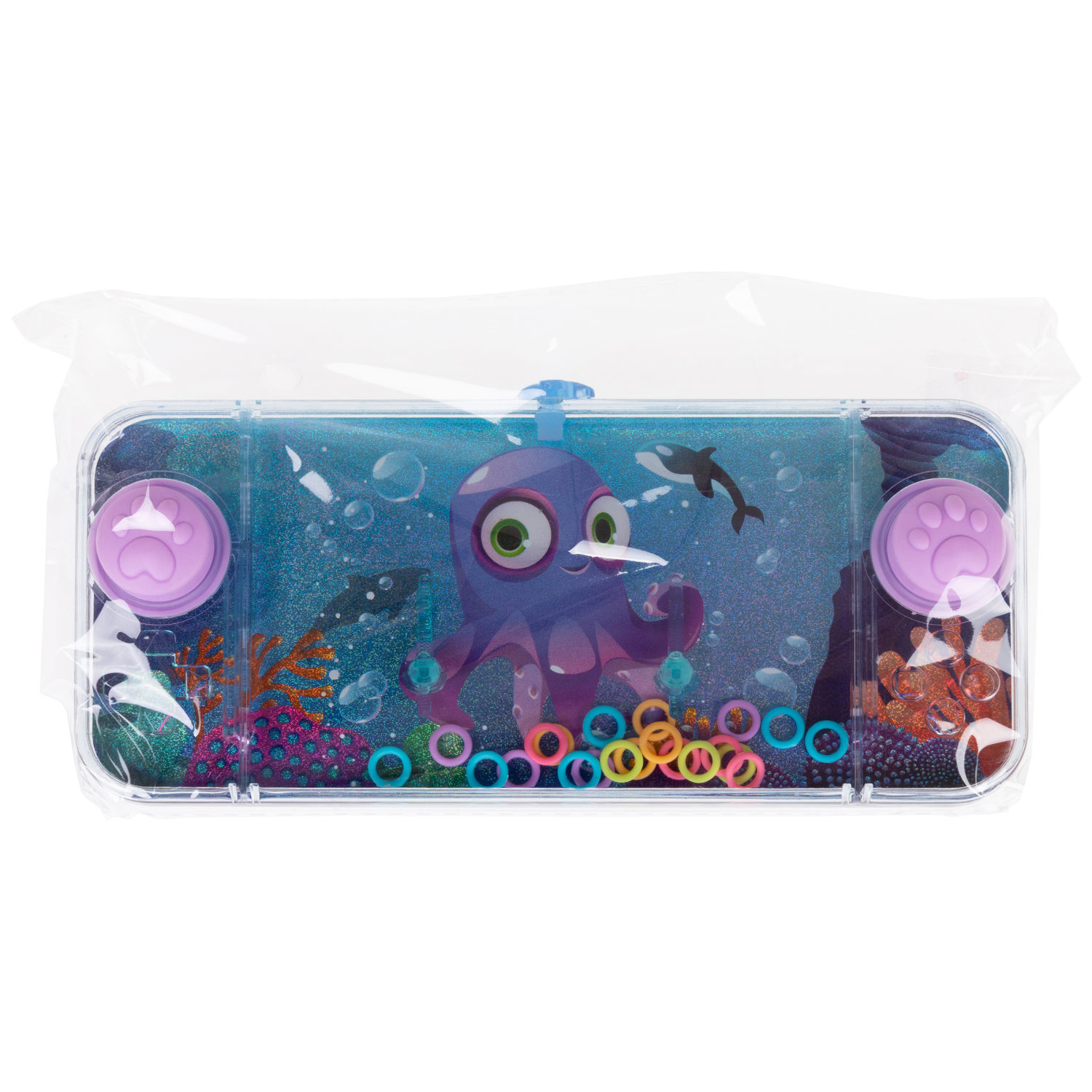 1TOY Игра с водой насади колечки морские обитатели, 3 вида в ассортименте, 15,5*7*2см