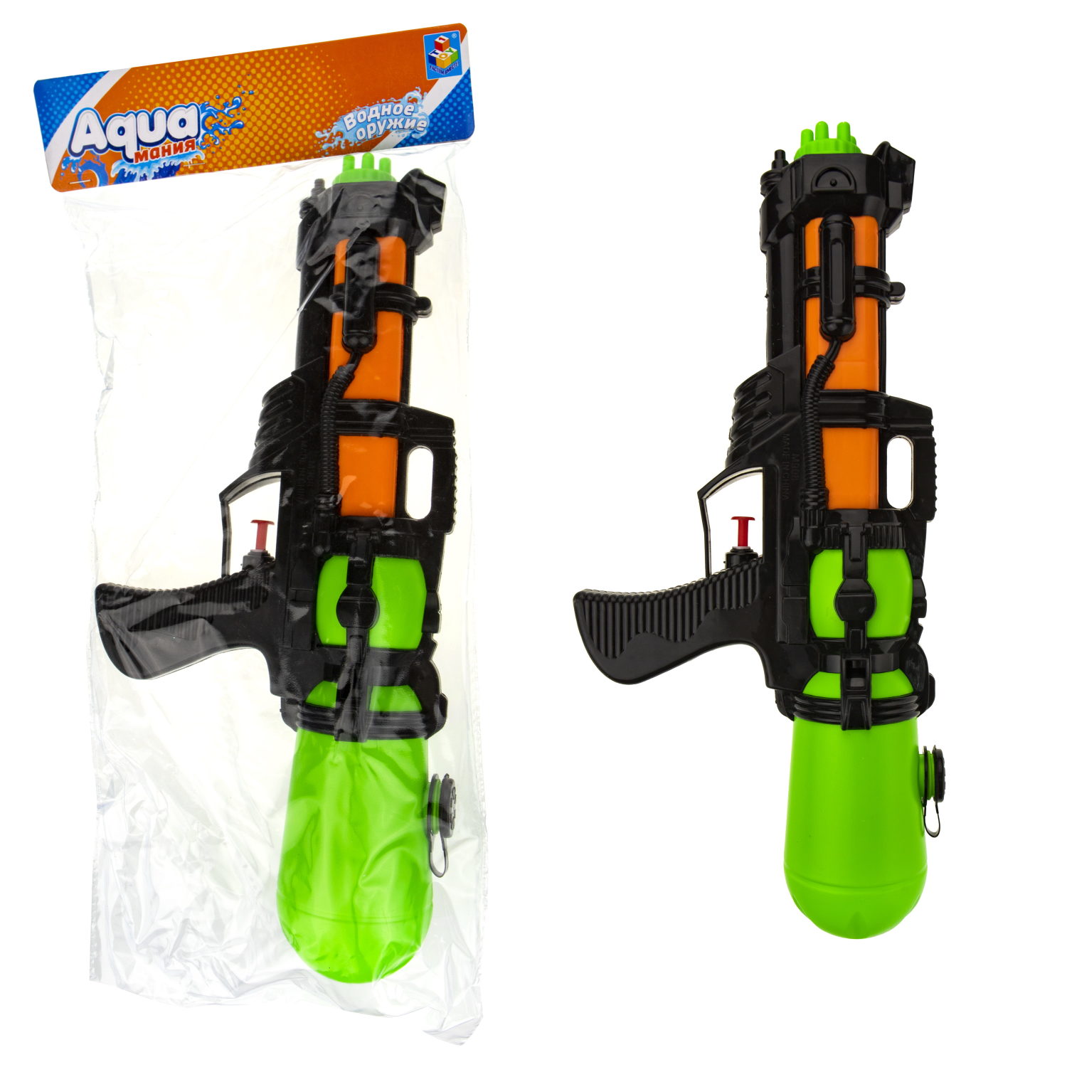 1TOY Аквамания Водное оружие, 2 цвета в ассортименте, 38*17*7,5