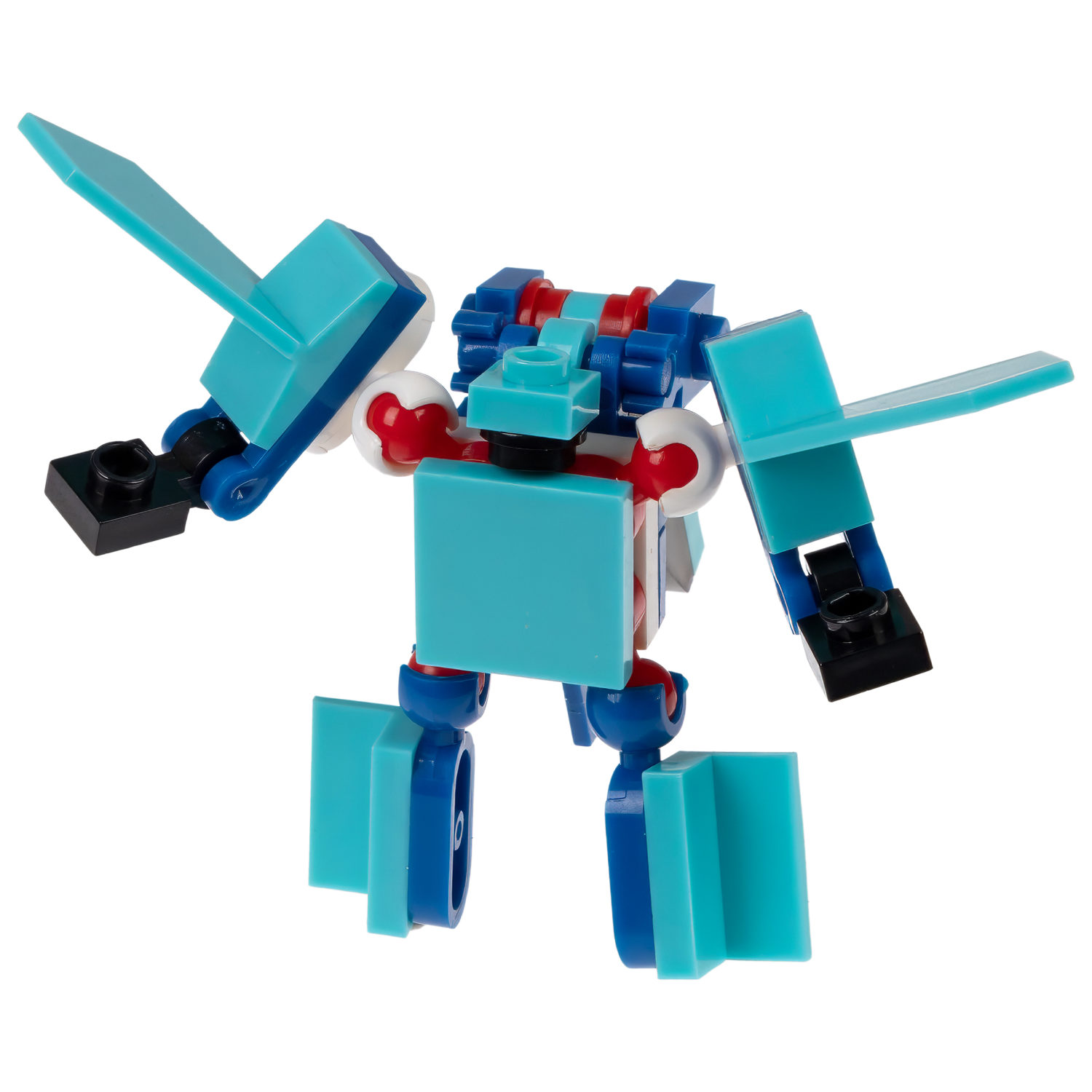 Конструктор 1TOY Blockformers  "Мегавтоформер" 6 в 1, 6 видов, из 6 шт. собирается большой робот