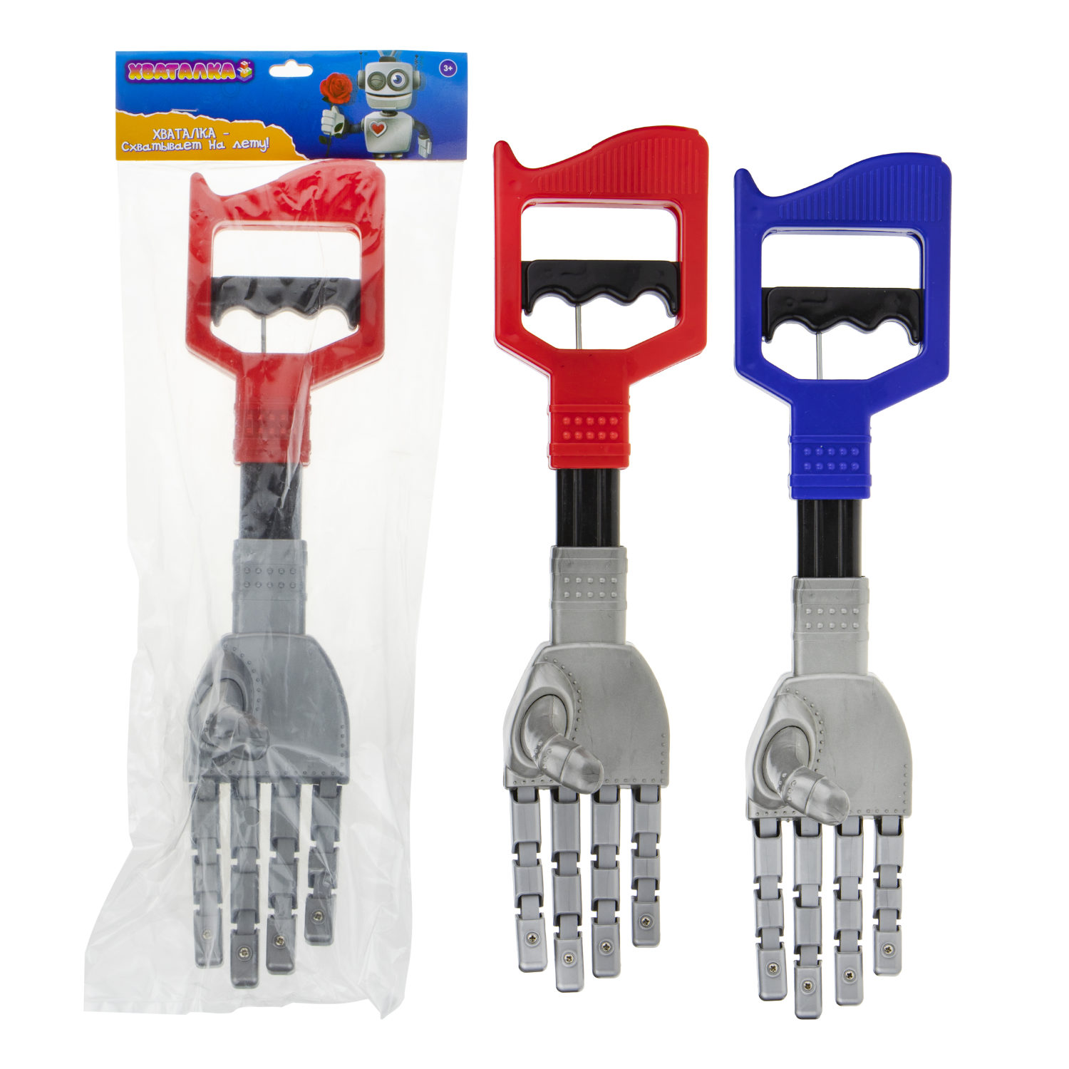 1TOY Хваталка рука робота 36см, 2 цвета на выбор