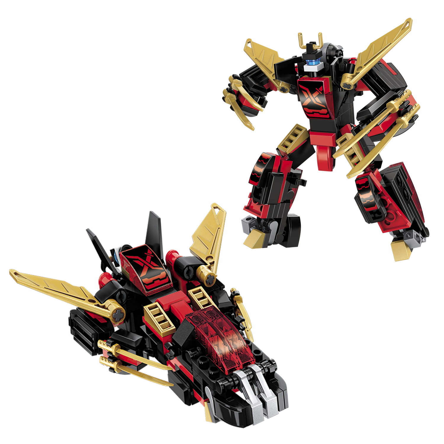 Конструктор  Трансформер BLOCKFORMERS  "Мегасамурай" Cерия TRANS CONNECTOR, 6 видов на выбор