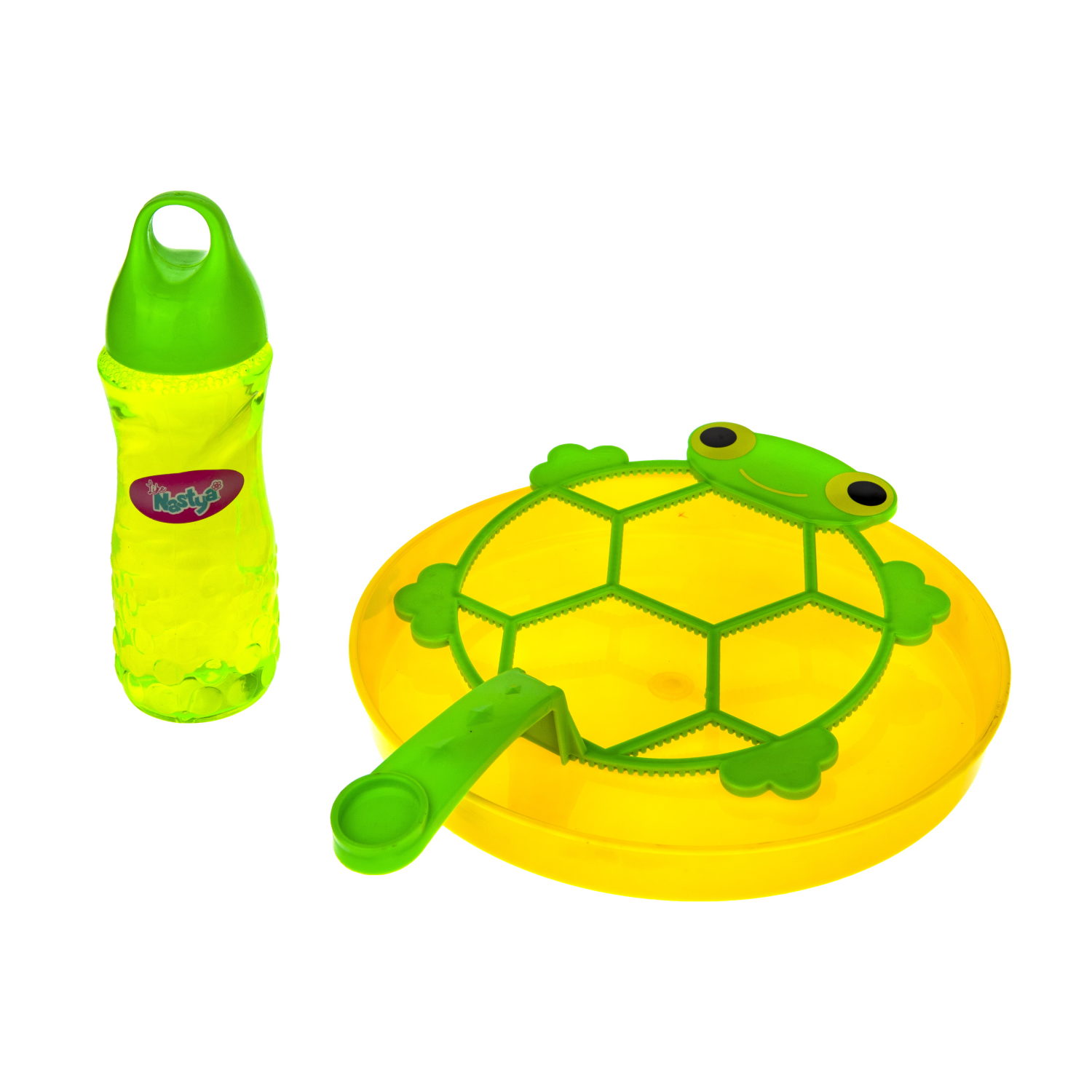 Мыльные пузыри гигантские Like Nastya венчик в виде лягушки 100 мл