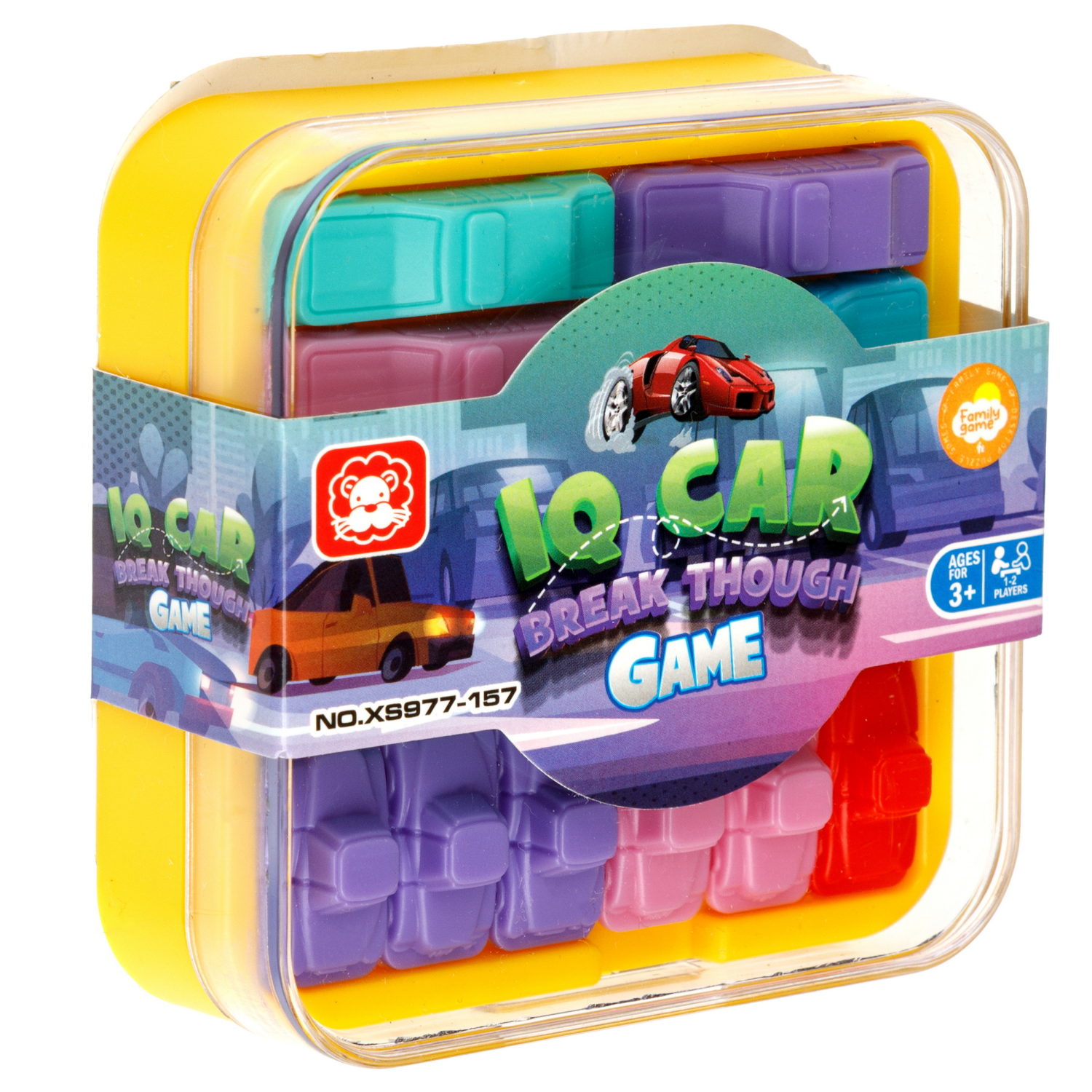 Настольная игра 1TOY Настольная игра IQ Автопарк 8,6х8,6х2,9 см