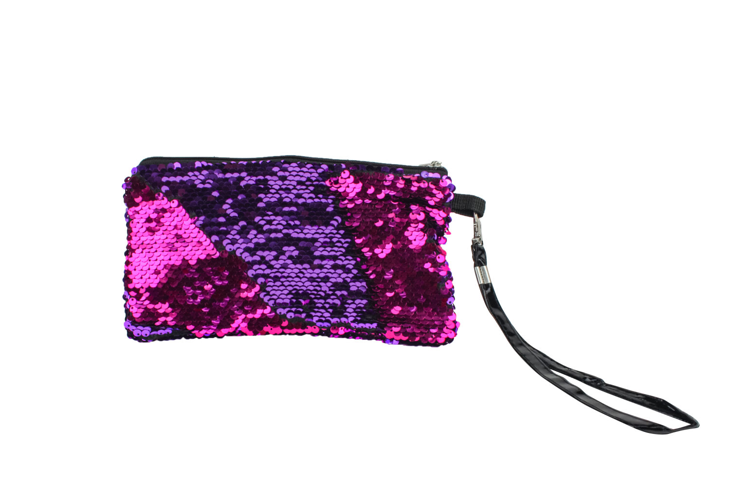 Косметичка LUKKY с пайетками с двух сторон, 3 цвета на выбор