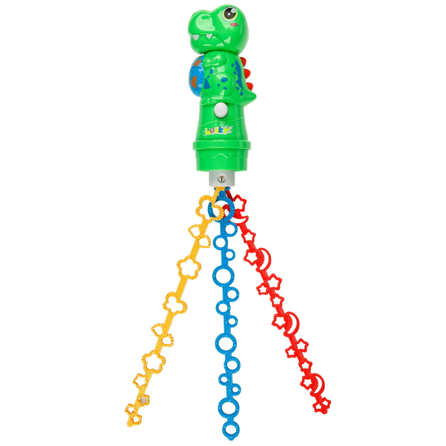 Мыльные пузыри1TOY Мы-шарики! Дракоша с веерным венчиком, 160 мл, 3 цвета в ассортименте