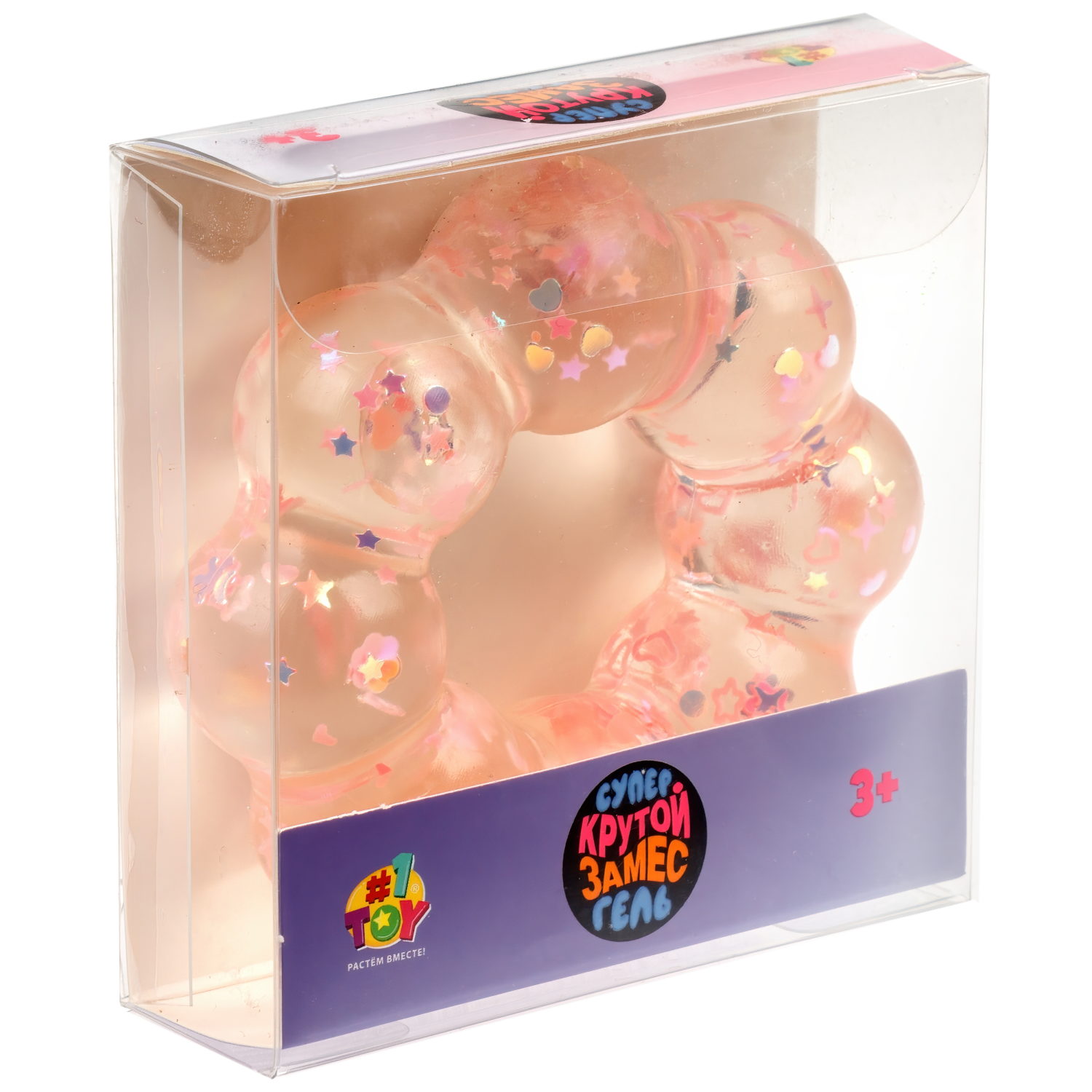 Игрушка-антистресс 1TOY Крутой замес «Супергель» браслет блестки 8*8 см