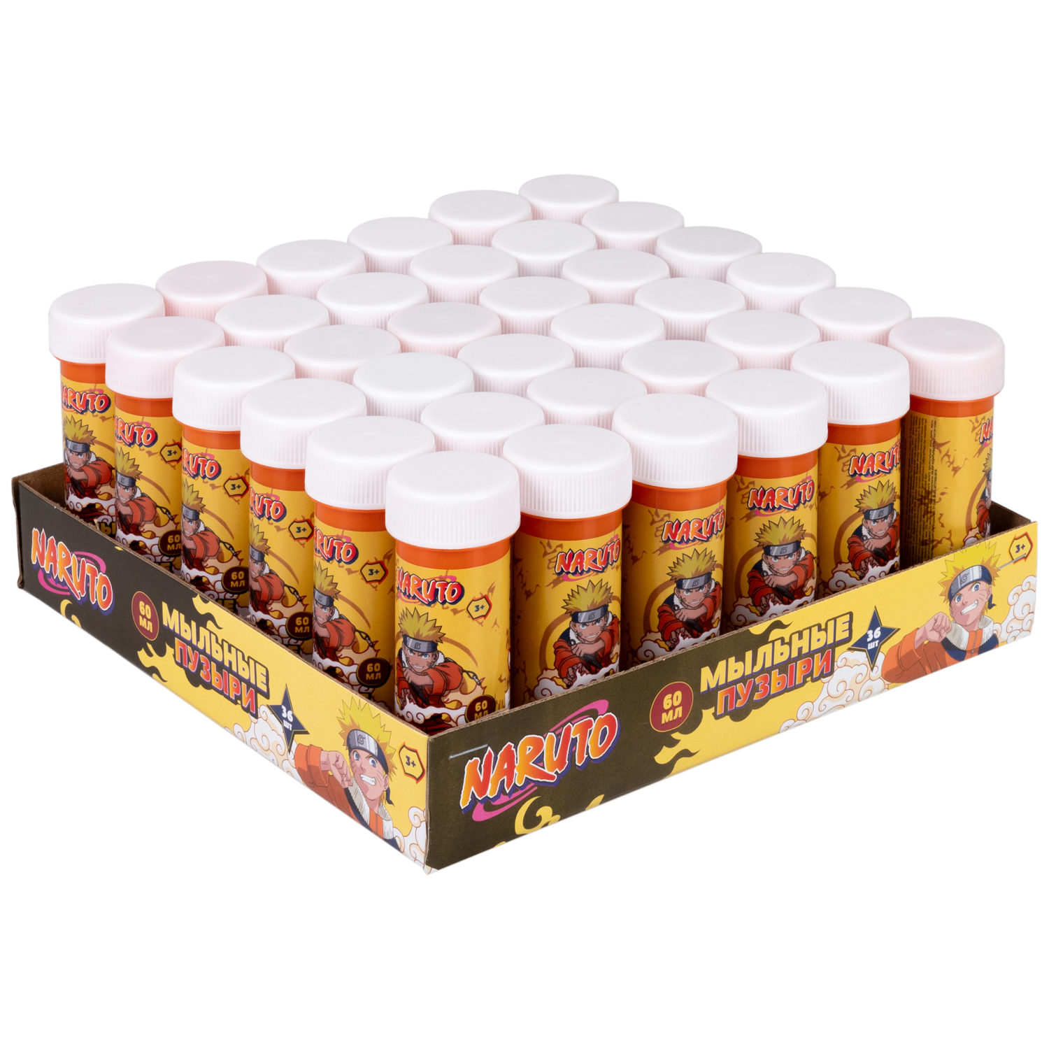 Мыльные пузыри 1TOY Наруто, 60 мл