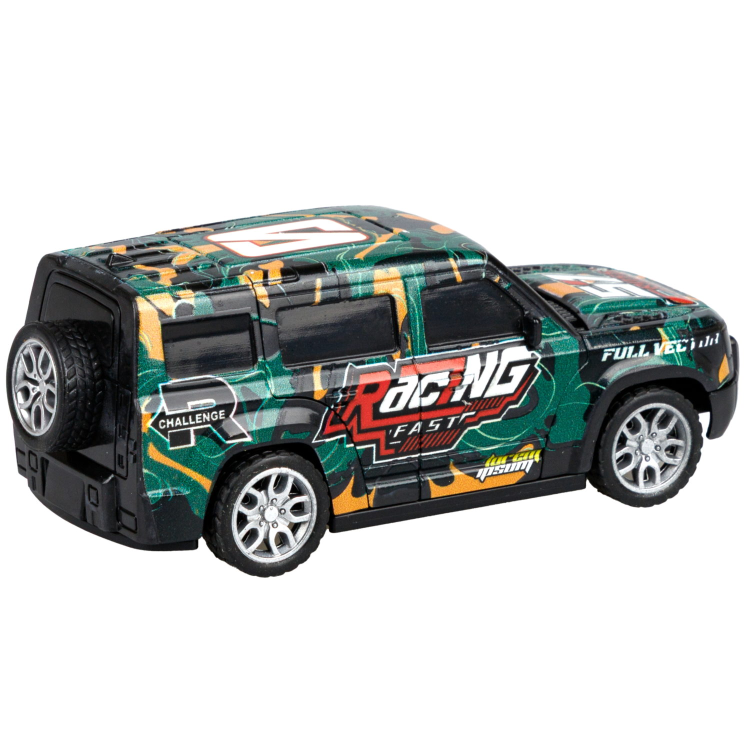 Машинка инерционная 2в1 1TOY CrashFest II , разборная, 13 см, 4 вида