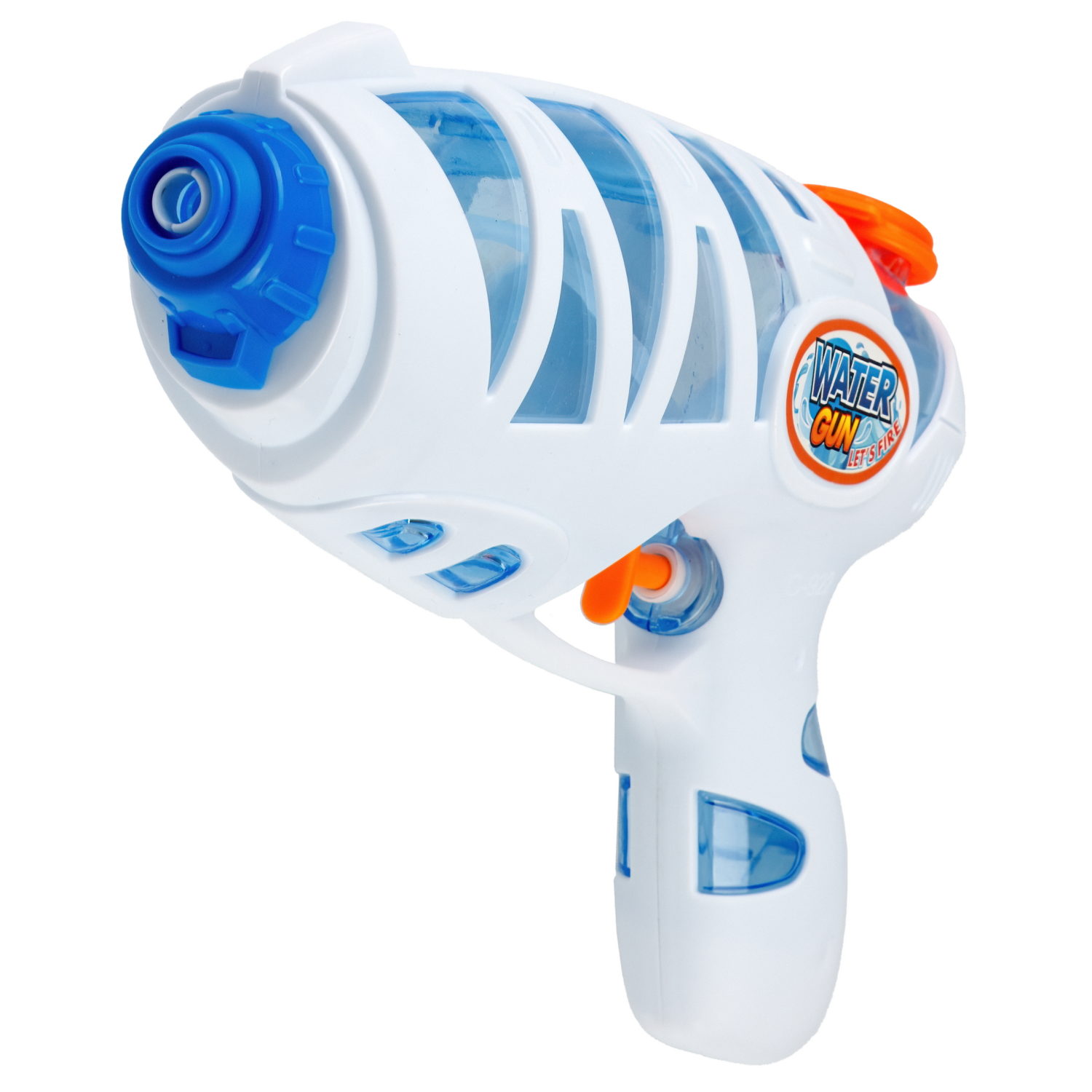 1toy Аквамания водный пистолет 23 см, пакет + хедер, белый