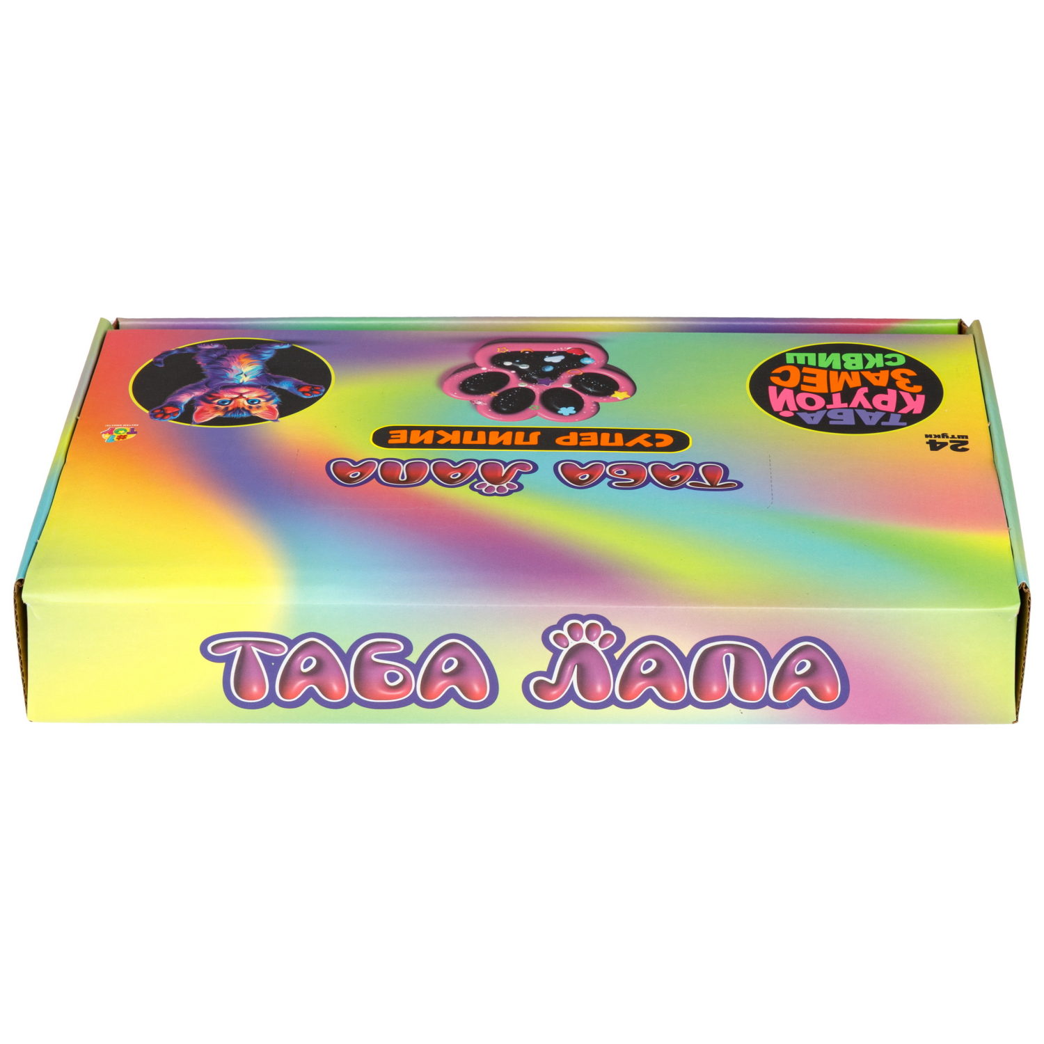 Таба лапка 1TOY Крутой замес, с посыпкой, 5,5х1,5 см