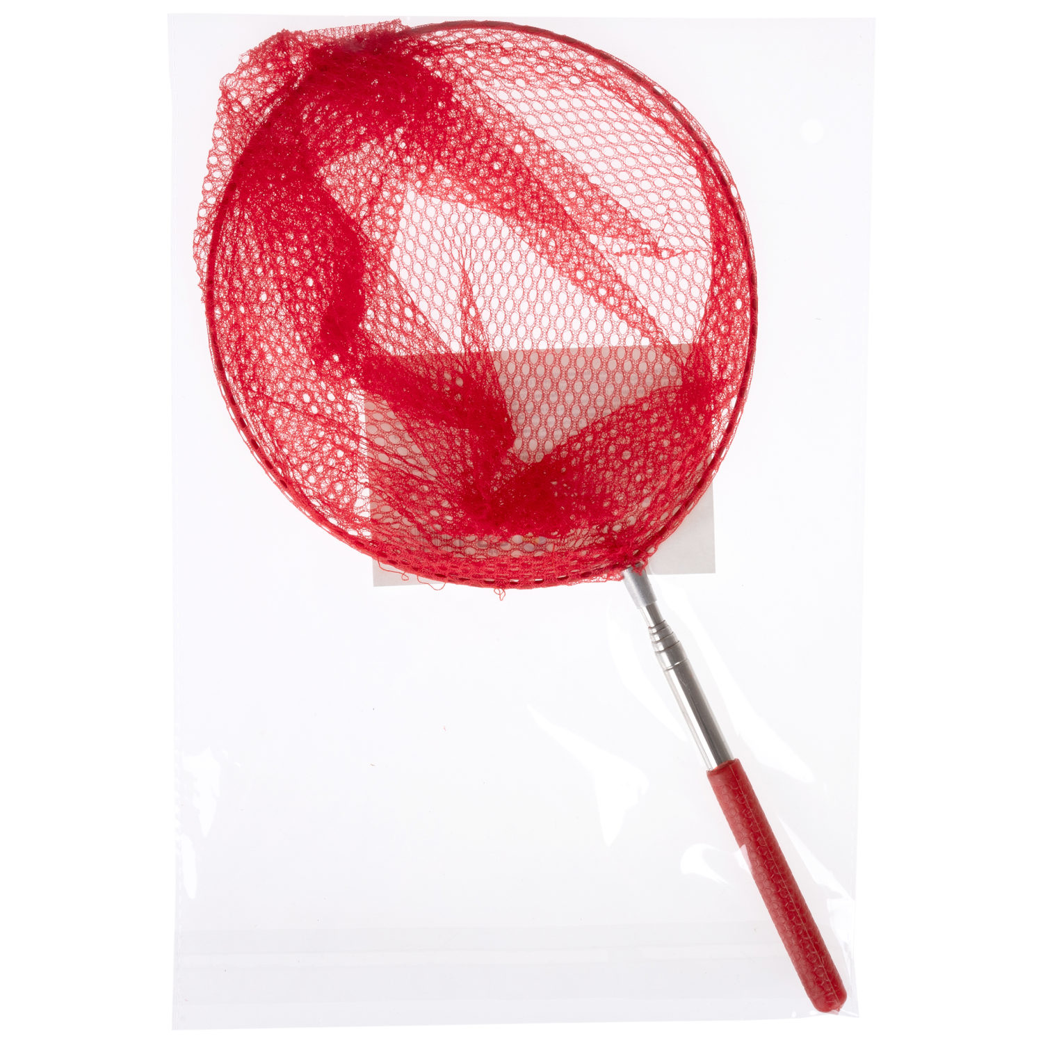 Сачок для бабочек 1TOY металлический с телескопической ручкой, 19х37/85, красный