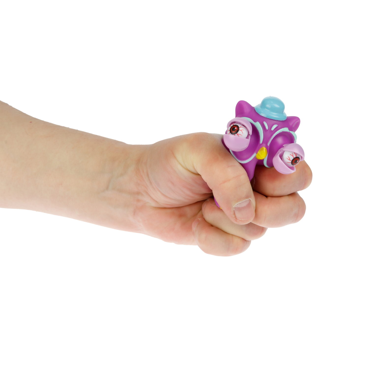 1toy Пучеглаз-антистресс "Совы" 6,5х6x6,8 см, 3 вида в асс., 12 шт. в д/б