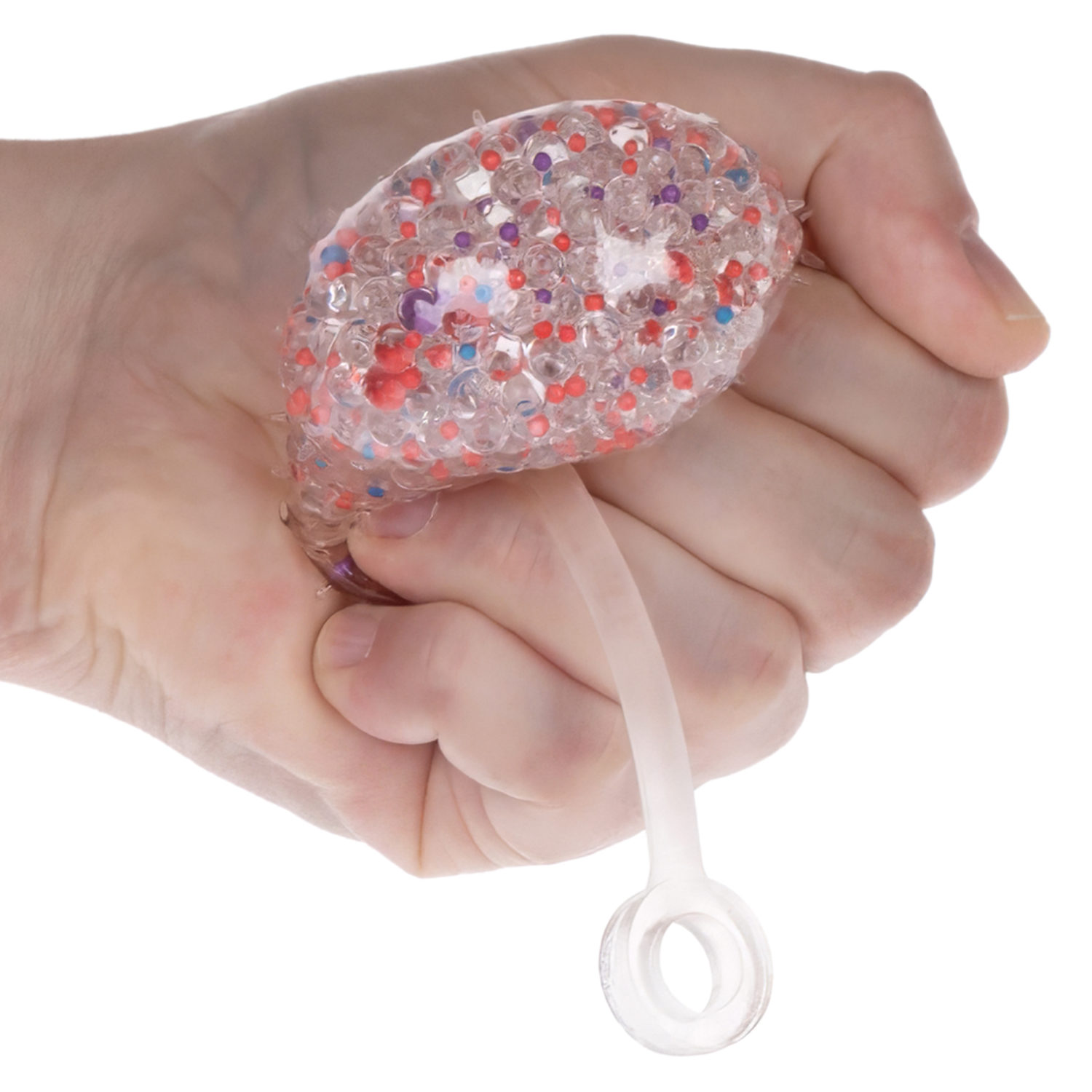 1toy Жмяка-антистресс "Шар" с разноцветными шариками 7 см, 4 вида в асс., 12 шт. в д/б
