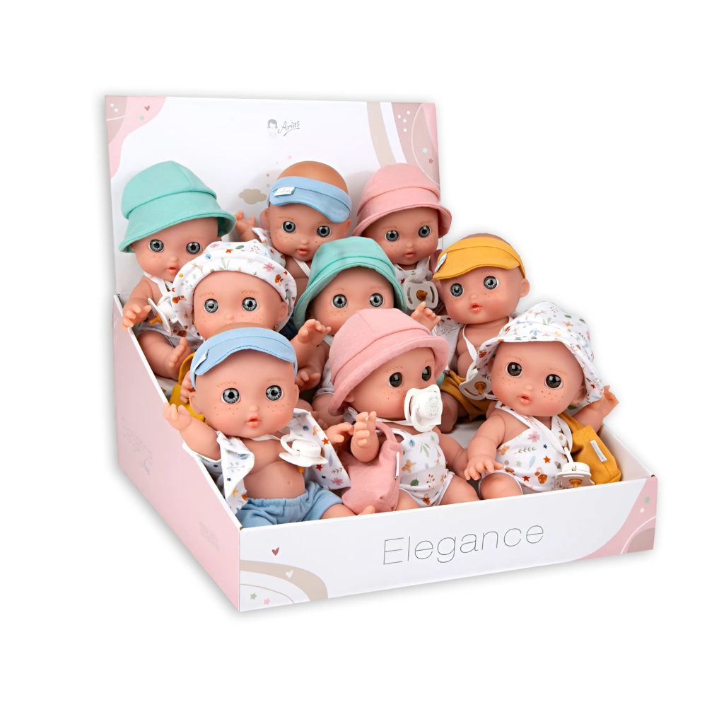 Кукла виниловая 26 см ARIAS EXPOSITOR испанская, реалистичная