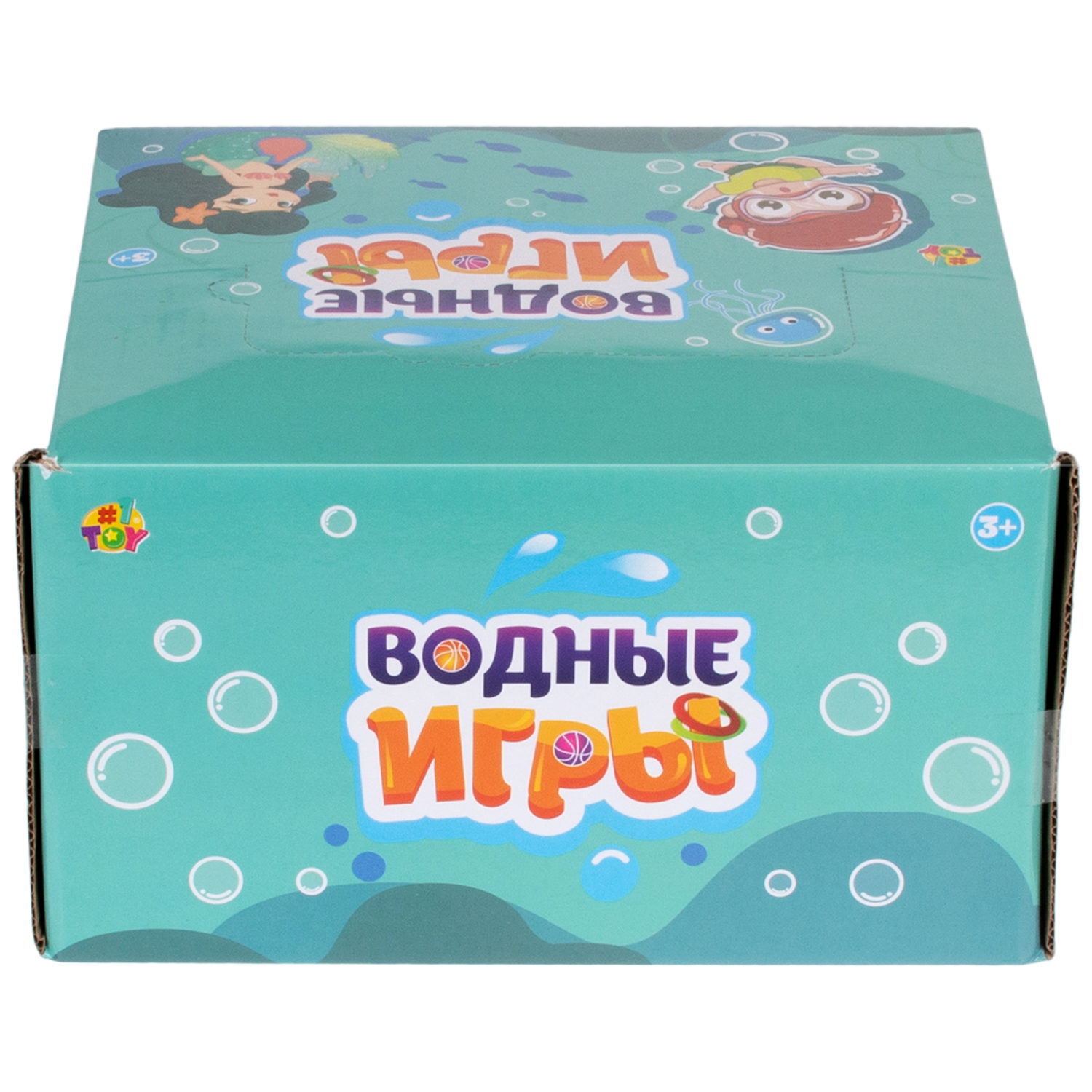 1TOY Игра с водой забрось мячики русалочки, 3 вида в асс. 11,5*6*2см, 24 шт в дисплей боксе