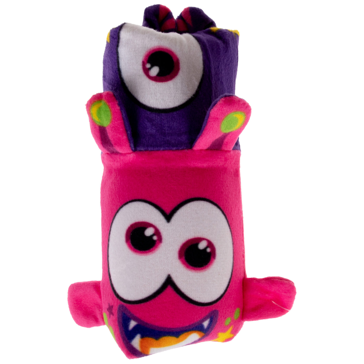 Скользун Вывернушка 2 в 1 1TOY Монстры, плюшевая, игрушка-антистресс для рук