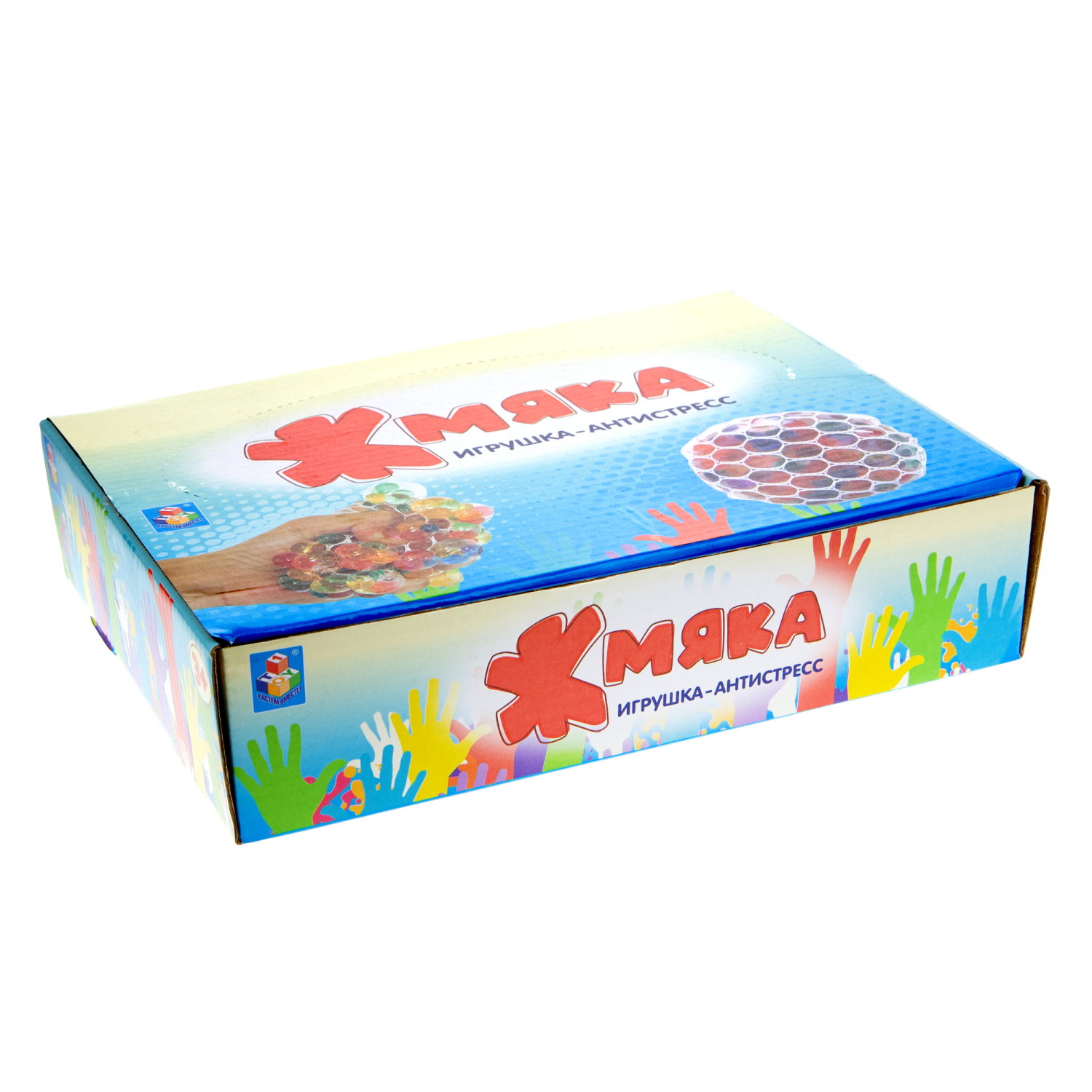 Антистресс-игрушка 1TOY Крутой замес шар с шариками, 6,5 см, в ассортименте