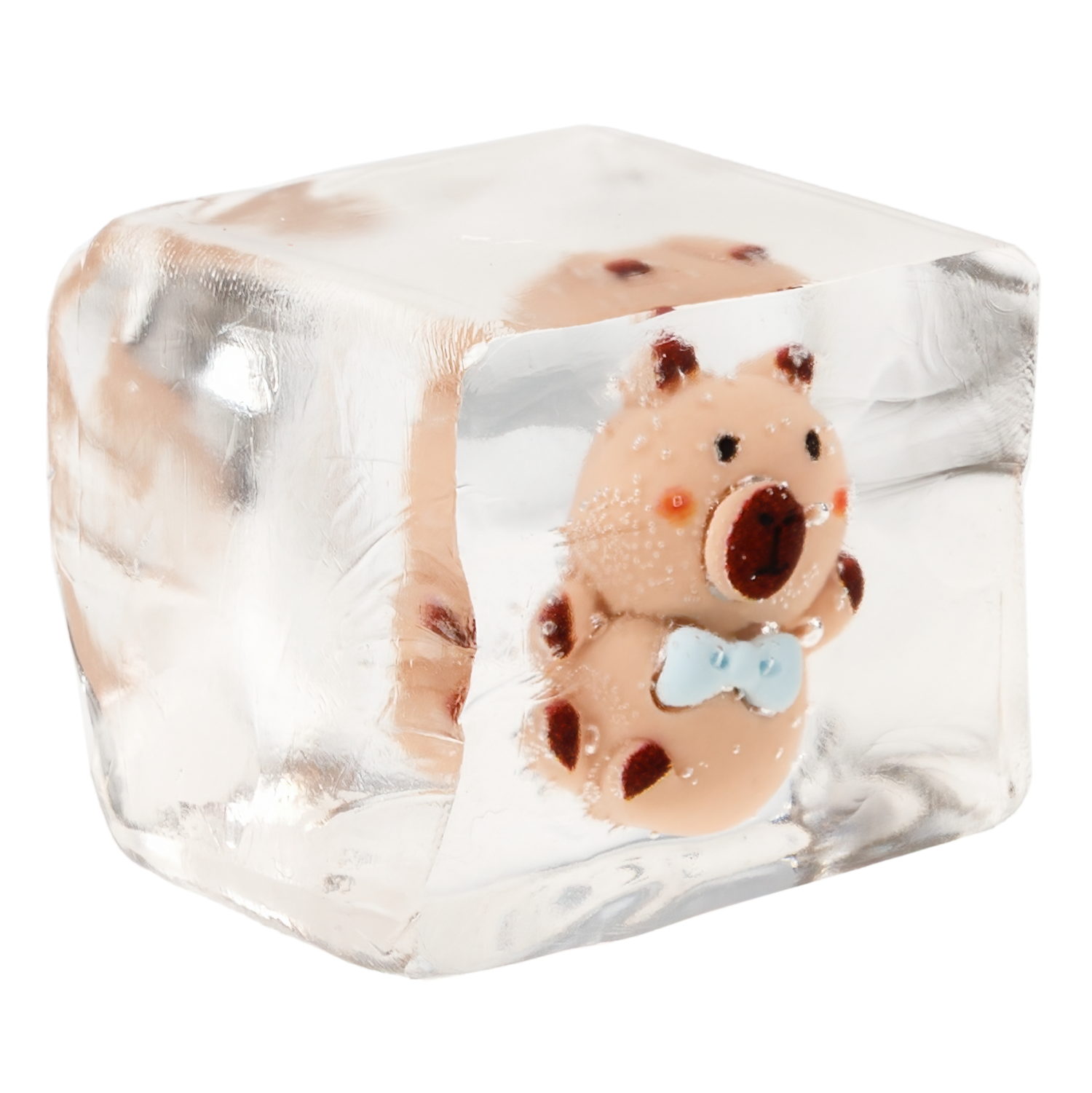 Таба сквиши 1TOY Крутой замес Капибара в кубе, 2,5 см