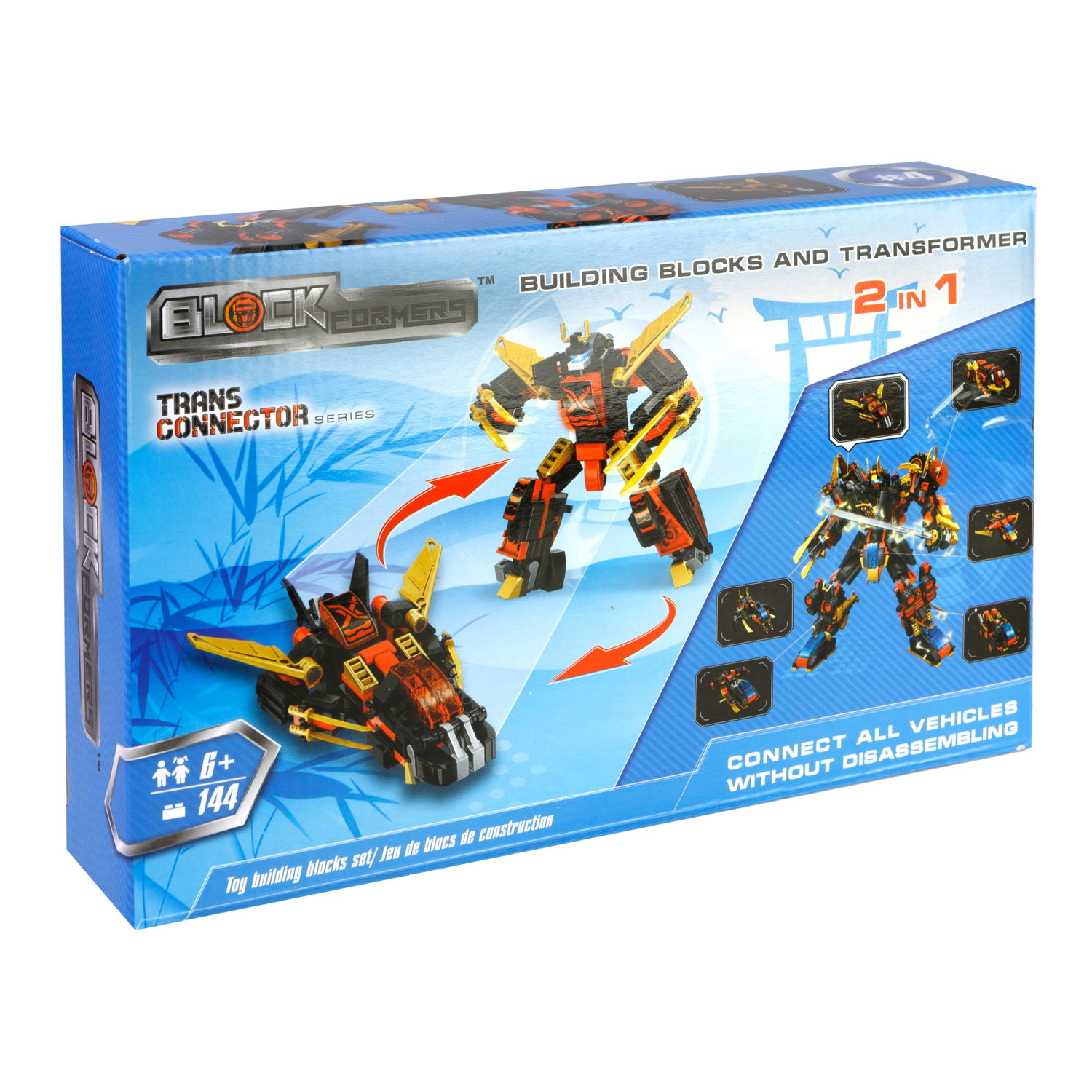 Конструктор  Трансформер BLOCKFORMERS  "Мегасамурай" Cерия TRANS CONNECTOR, 6 видов на выбор