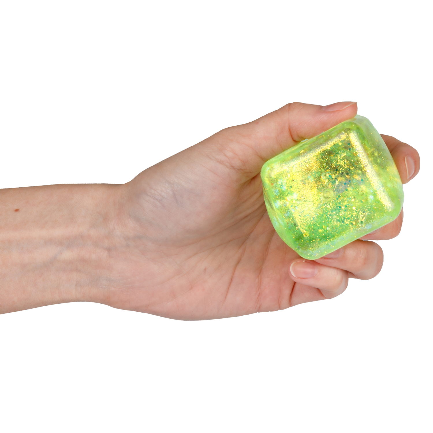 1toy Крутой замес Супергель куб, 4 цвета в ассортименте, 5 см