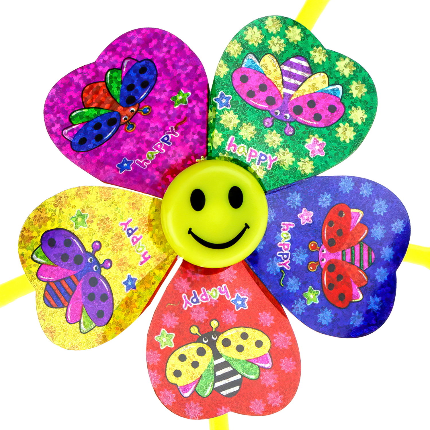 Ветрячок 1TOY ветерок детский, 31х54 см, длина ручки 30 см